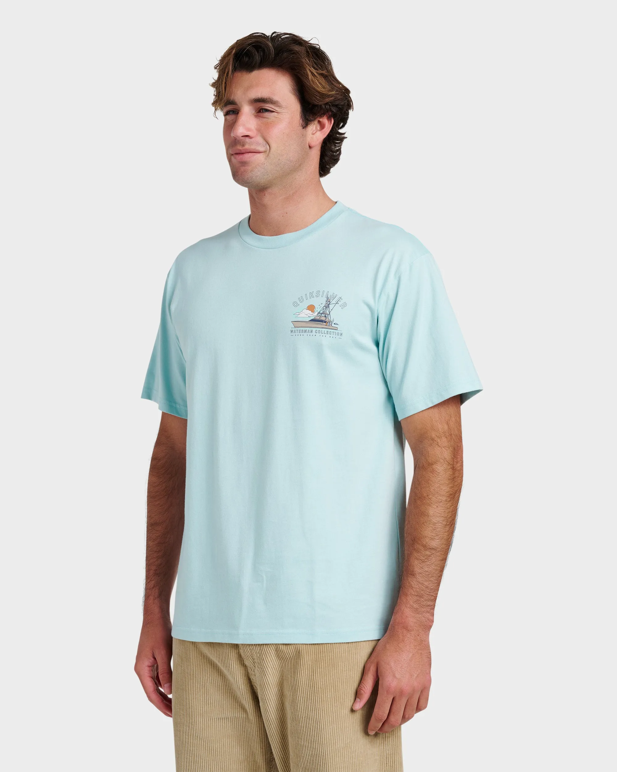 Waterman The Rig Classic T-shirt - Sterling Blue sold by Quiksilver product image thumbnail 3