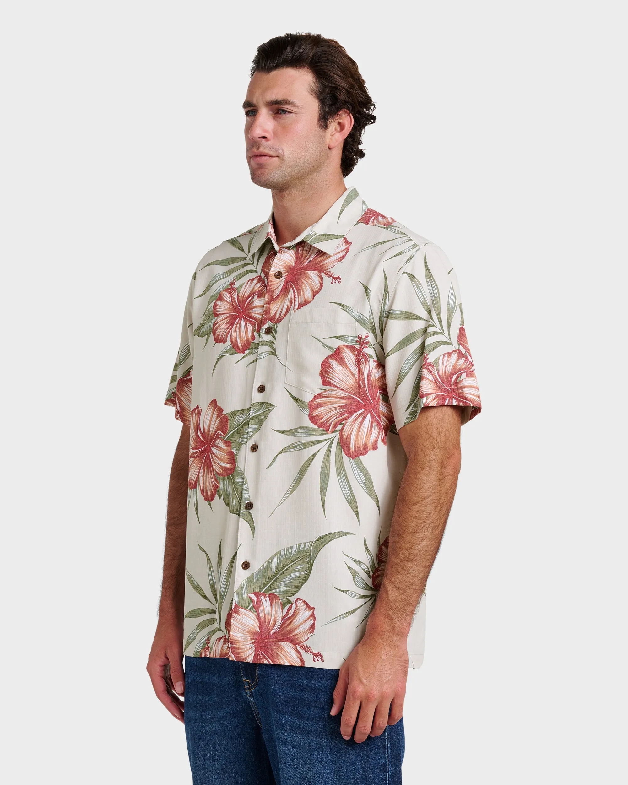 Waterman Tropical Dream Shirt - Moonbeam sold by Quiksilver product image thumbnail 3