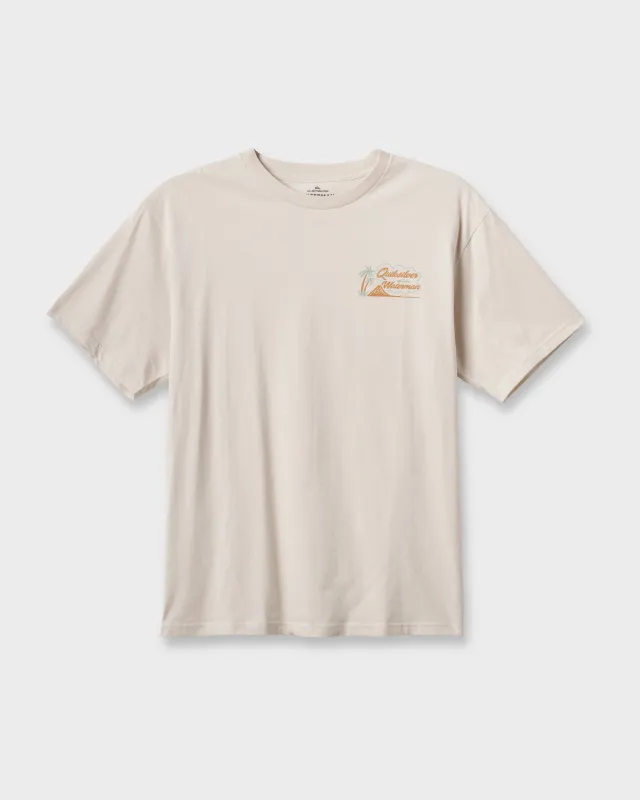 Waterman Tropic Island Classic T-shirt - Moonbeam sold by Quiksilver