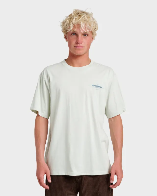 Waterman Diamond Classic T-shirt - Smoke sold by Quiksilver