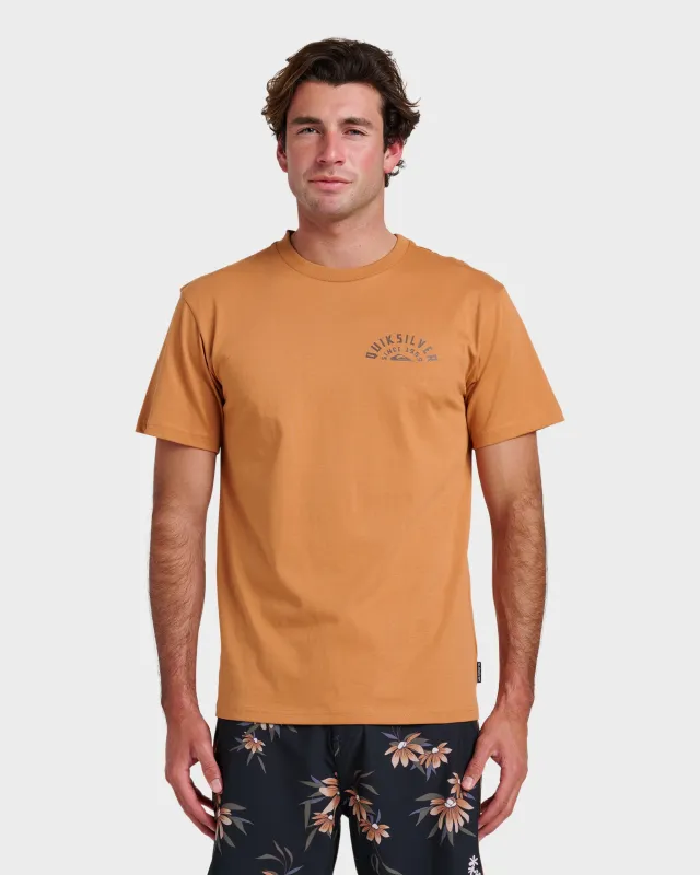 Sunrise Arch Classic T-shirt - Almond sold by Quiksilver