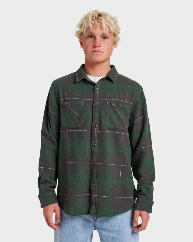 Dna Flannel Shirt - Garden Topiary sold by Quiksilver