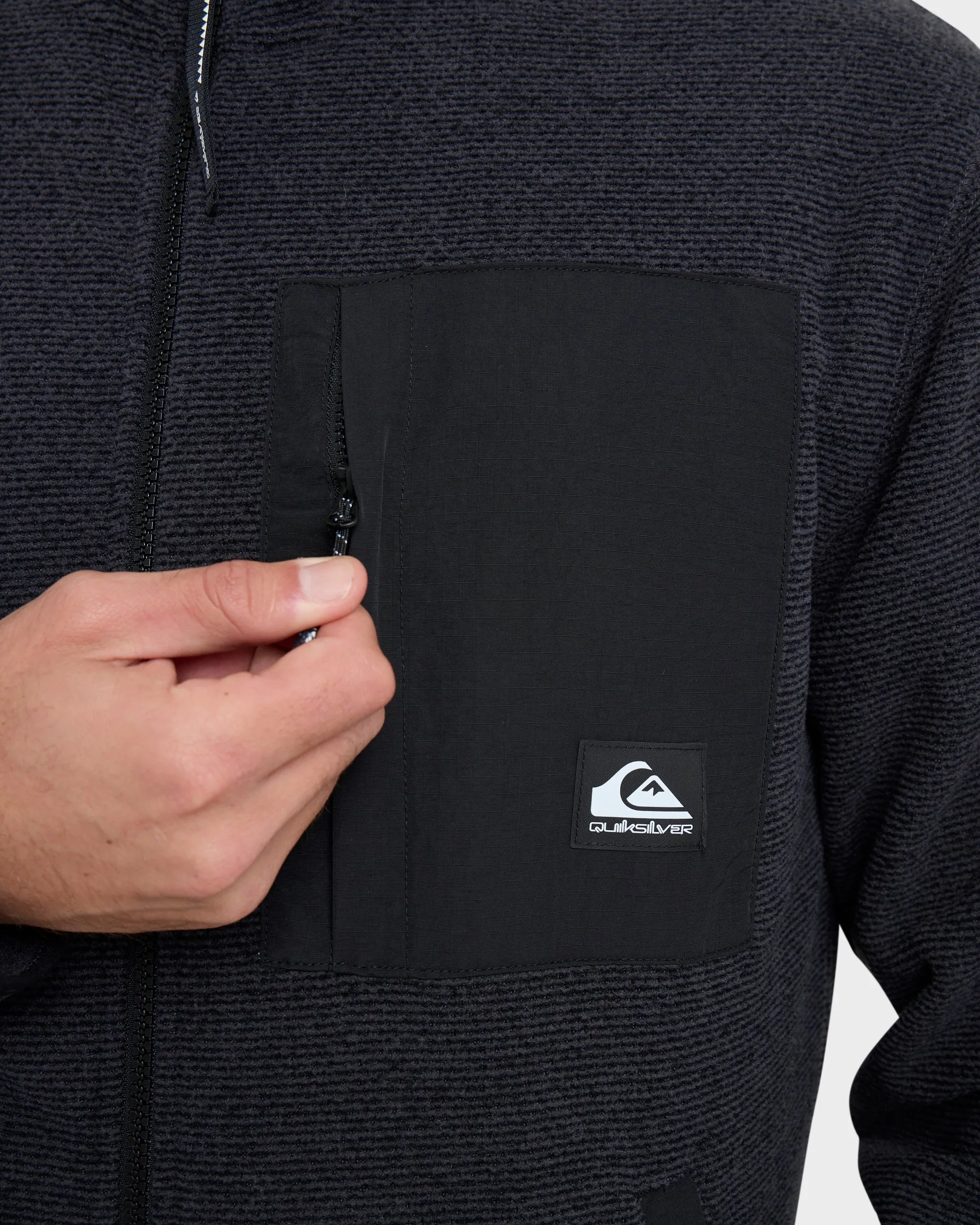 Aker Full Zip Technical Fleece - Black sold by Quiksilver product image thumbnail 5
