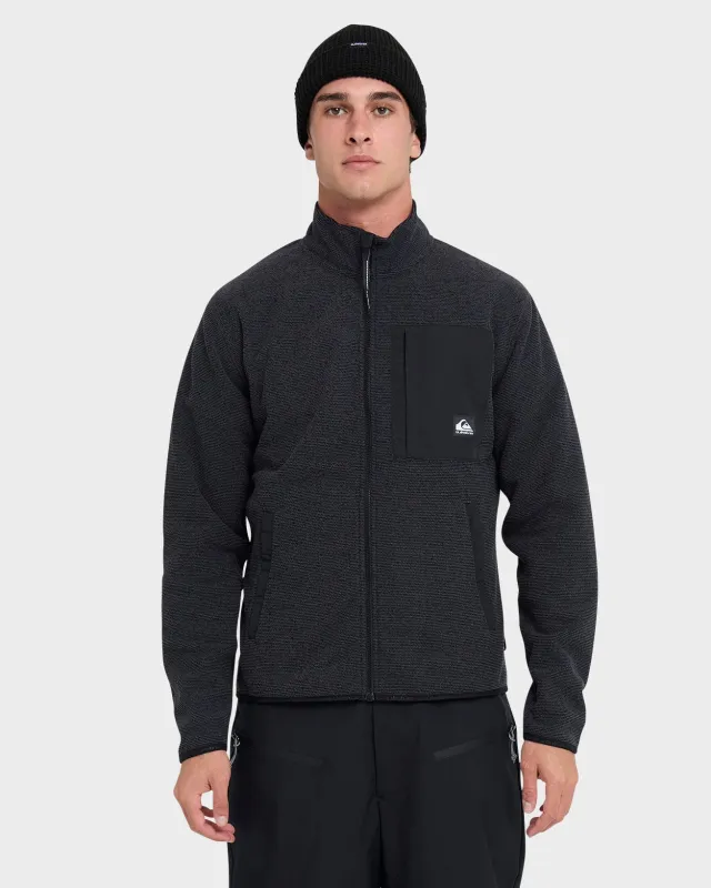 Aker Full Zip Technical Fleece - Black sold by Quiksilver