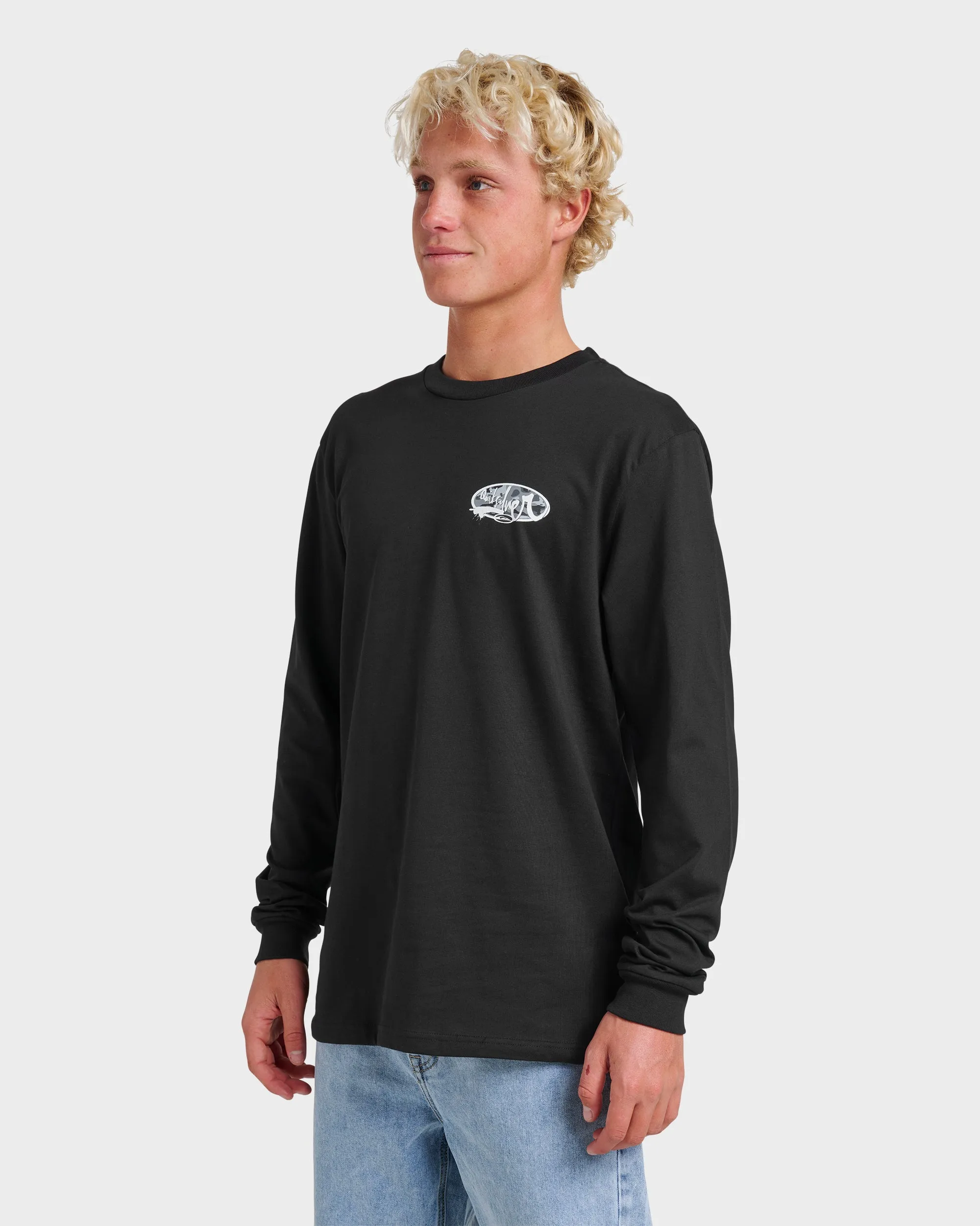 Impaired Camo Long Sleeve T-shirt - Black sold by Quiksilver product image thumbnail 3