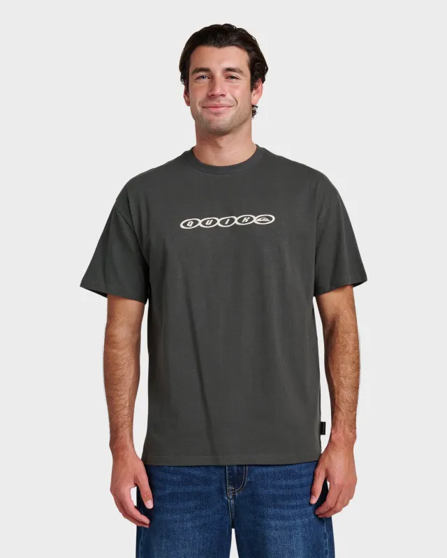 Linked Heavy Weight T-shirt - Phantom made by Quiksilver