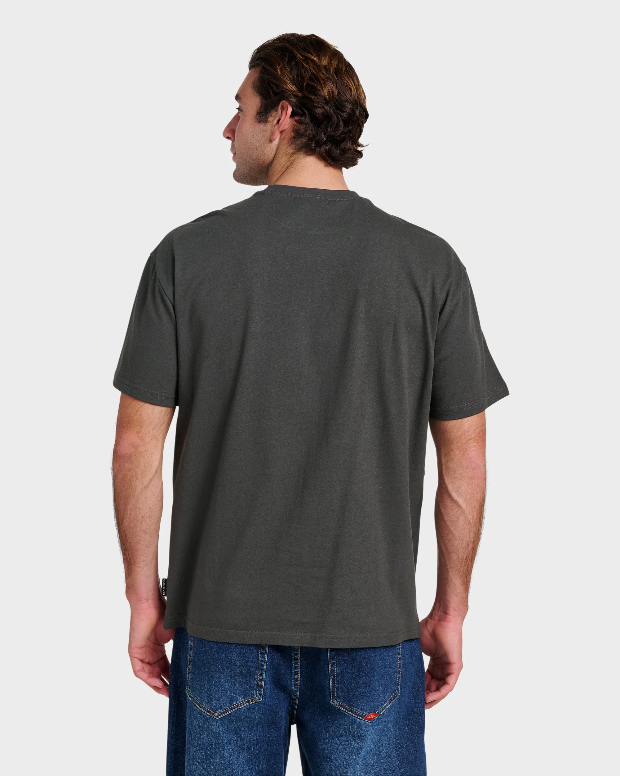 Linked Heavy Weight T-shirt - Phantom sold by Quiksilver product image thumbnail 2
