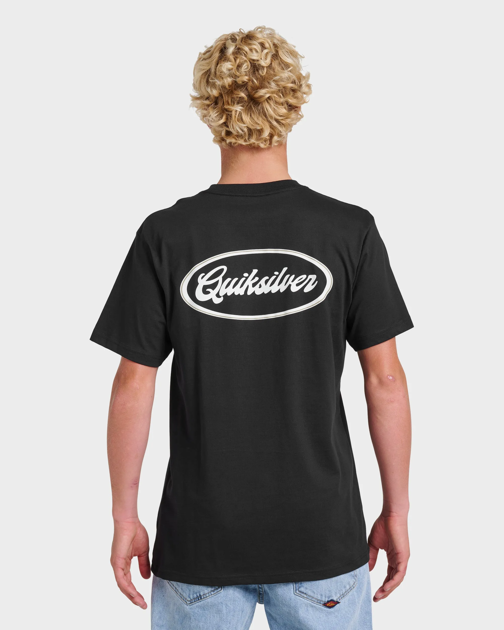 Mechanics Script Classic T-shirt - Black sold by Quiksilver product image thumbnail 2