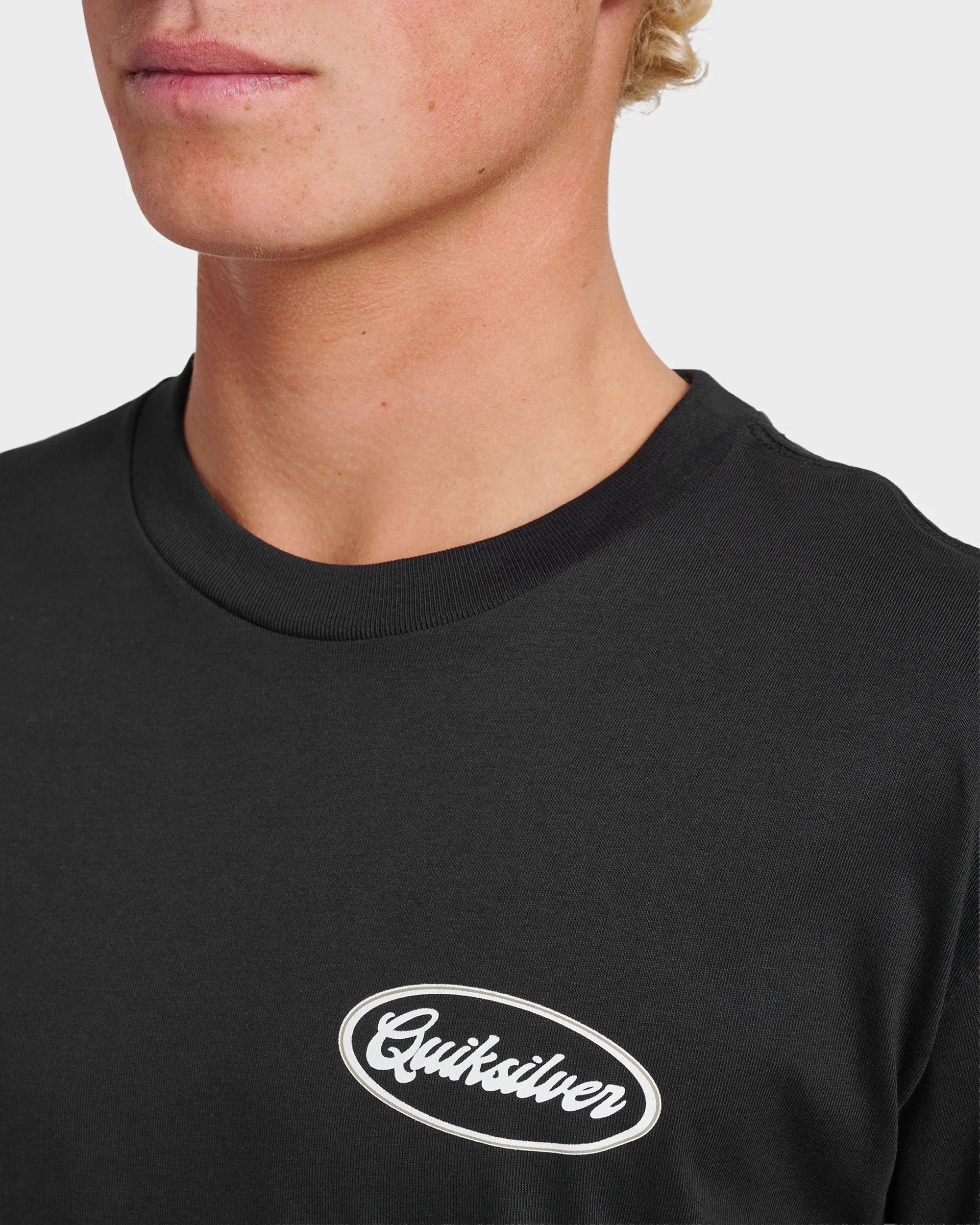 Mechanics Script Classic T-shirt - Black sold by Quiksilver product image thumbnail 4