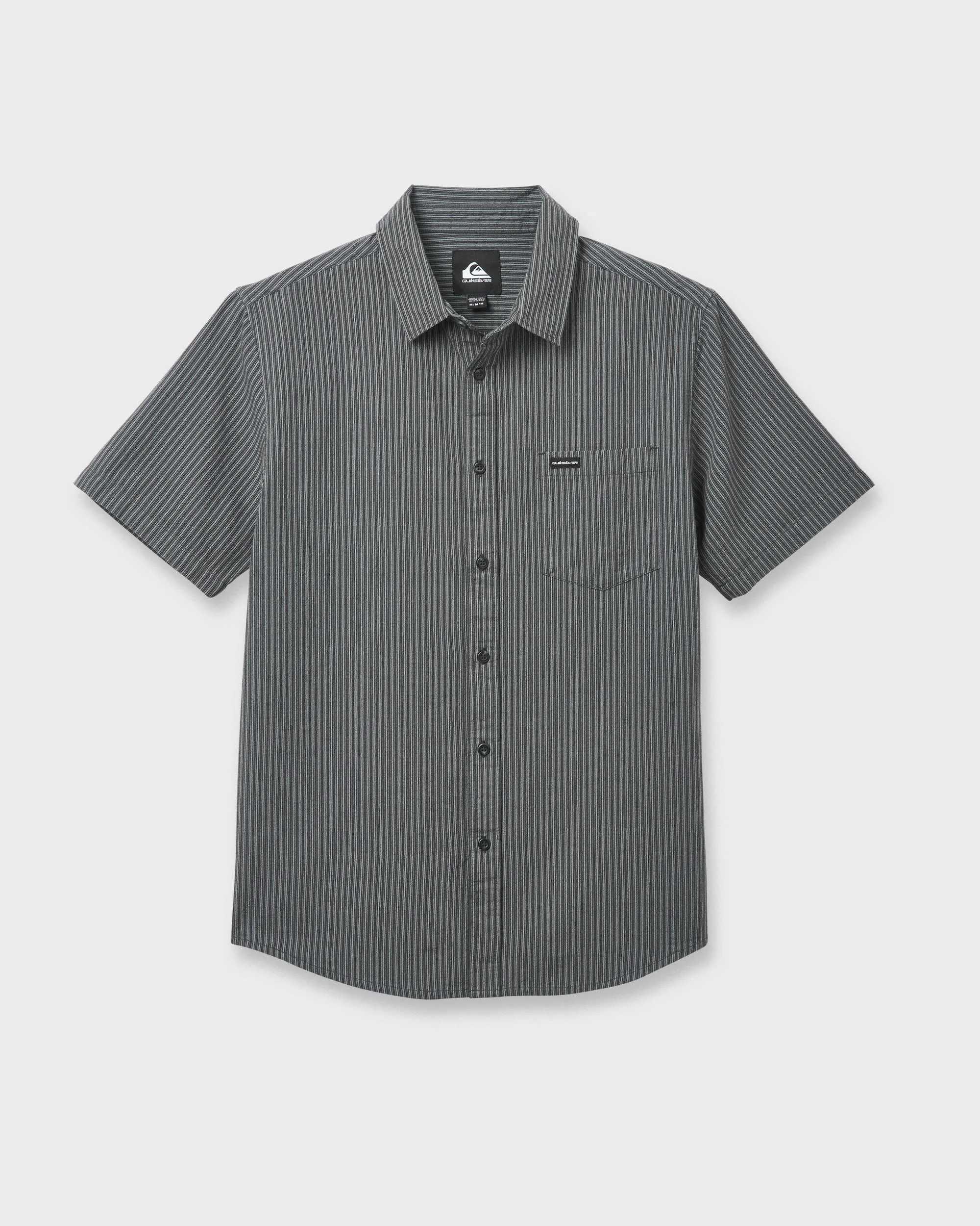 Oxford Stripe Classic Short Sleeve Shirt - Phantom sold by Quiksilver product image thumbnail 5