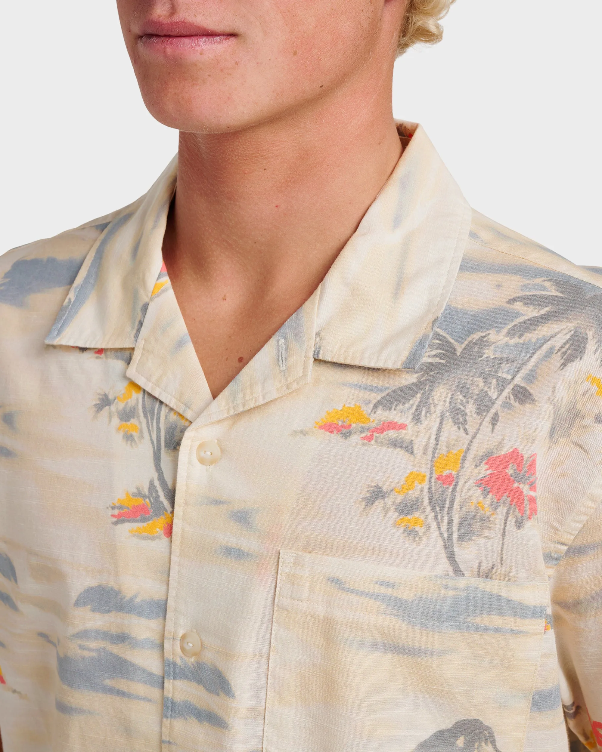 Tropical Surf Casual Short Sleeve Shirt - Birch sold by Quiksilver product image thumbnail 4