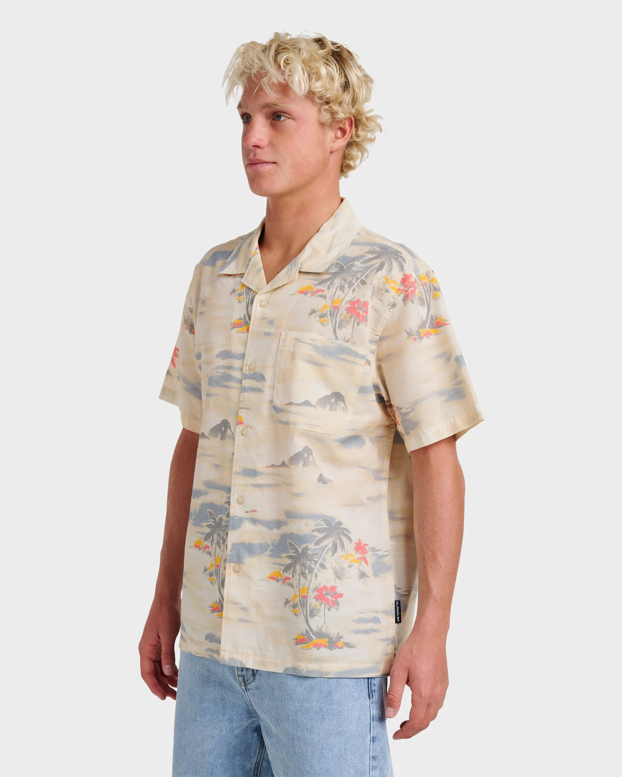 Tropical Surf Casual Short Sleeve Shirt - Birch sold by Quiksilver product image thumbnail 3