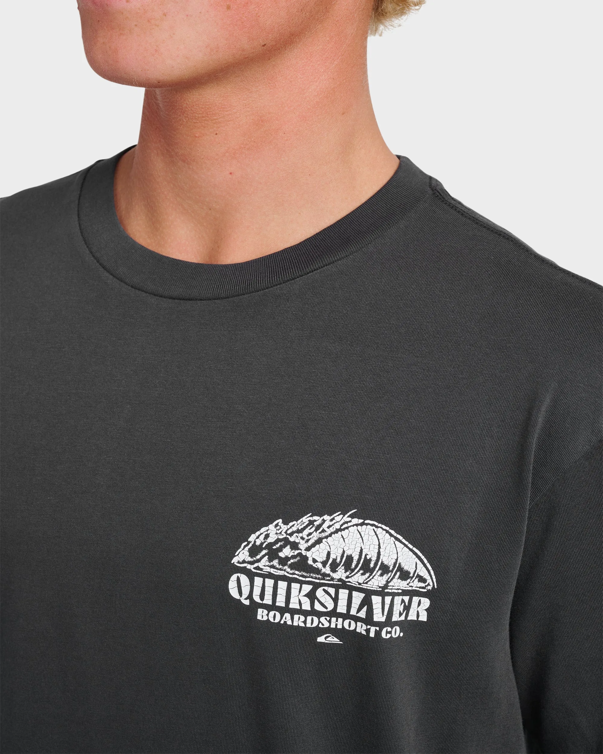 Going Leftpigment Dye T-Shirt - Phantom sold by Quiksilver product image thumbnail 4