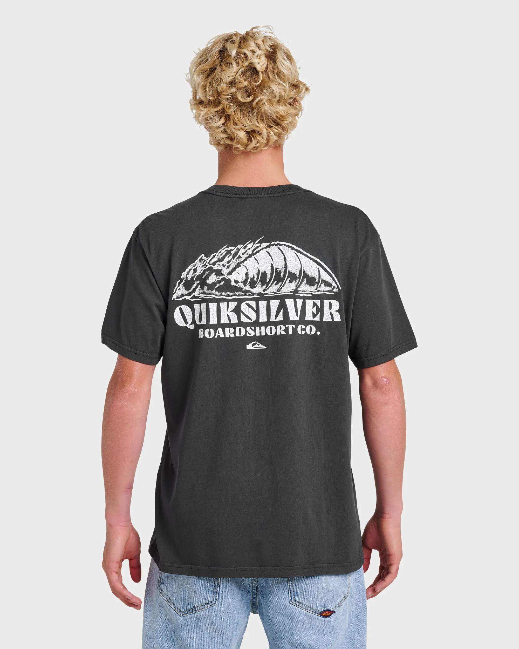 Going Leftpigment Dye T-Shirt - Phantom sold by Quiksilver product image thumbnail 2