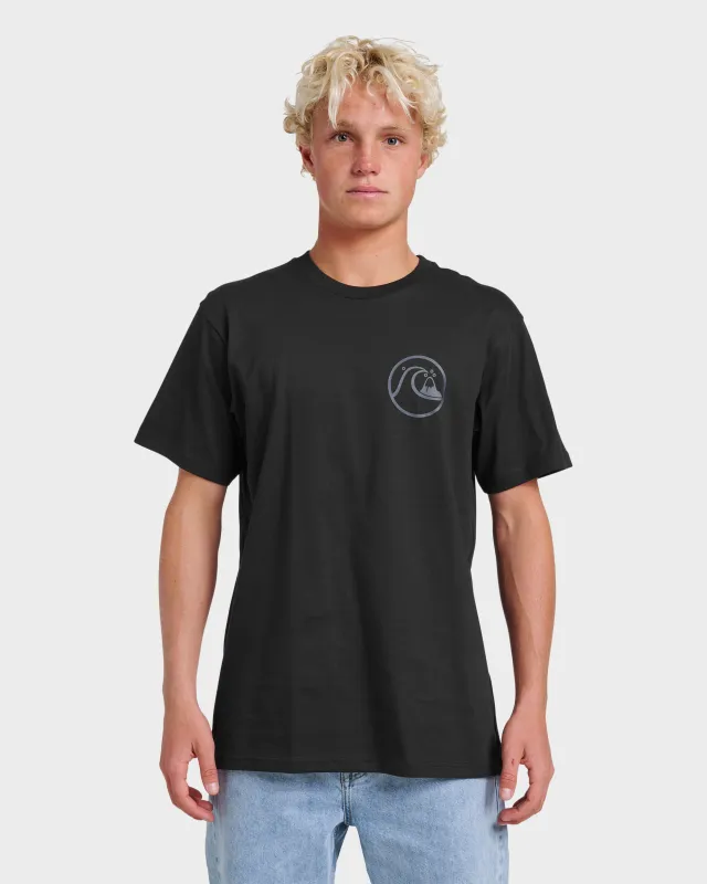 Jungle Wave Classic T-shirt - Black sold by Quiksilver