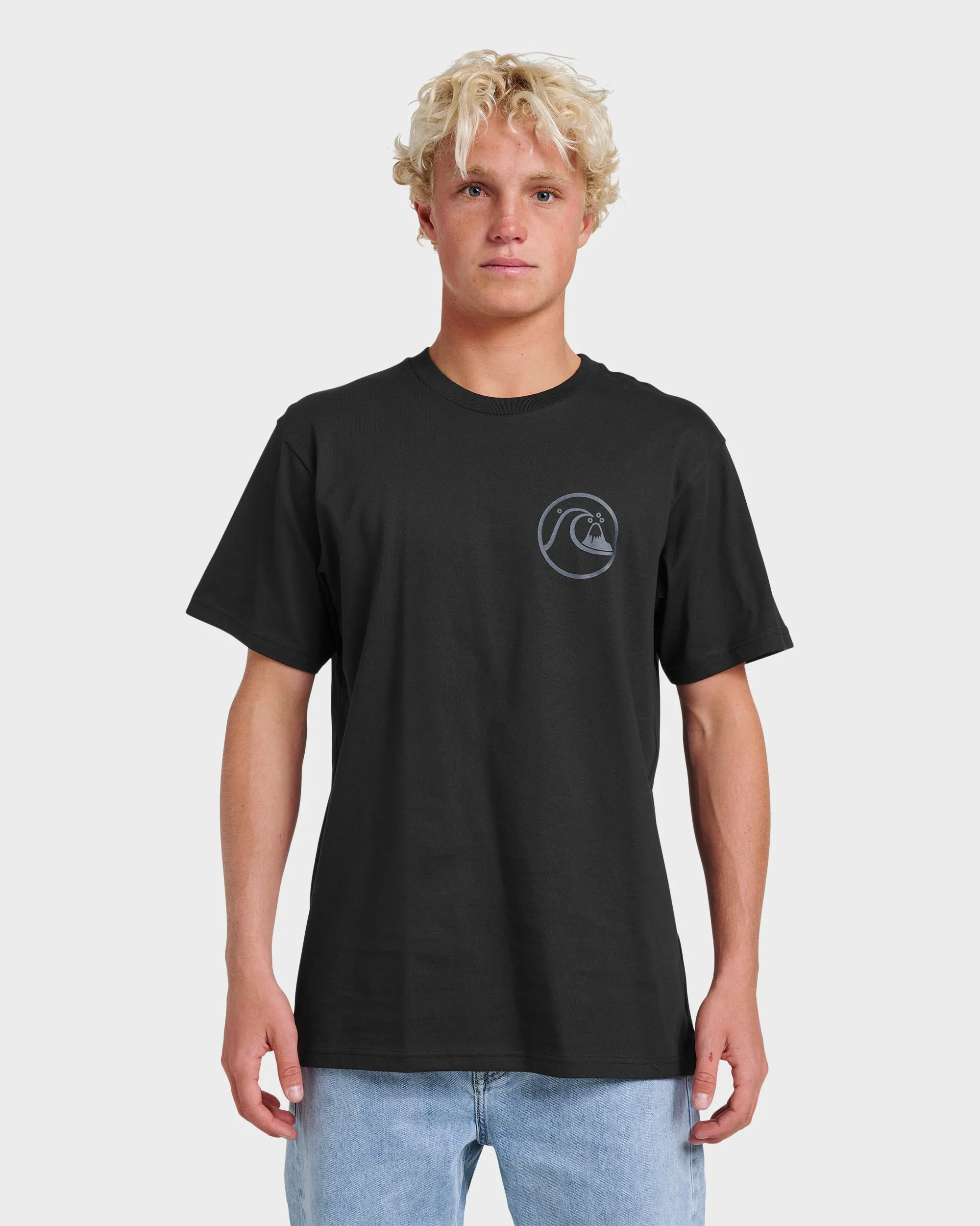 Jungle Wave Classic T-shirt - Black sold by Quiksilver