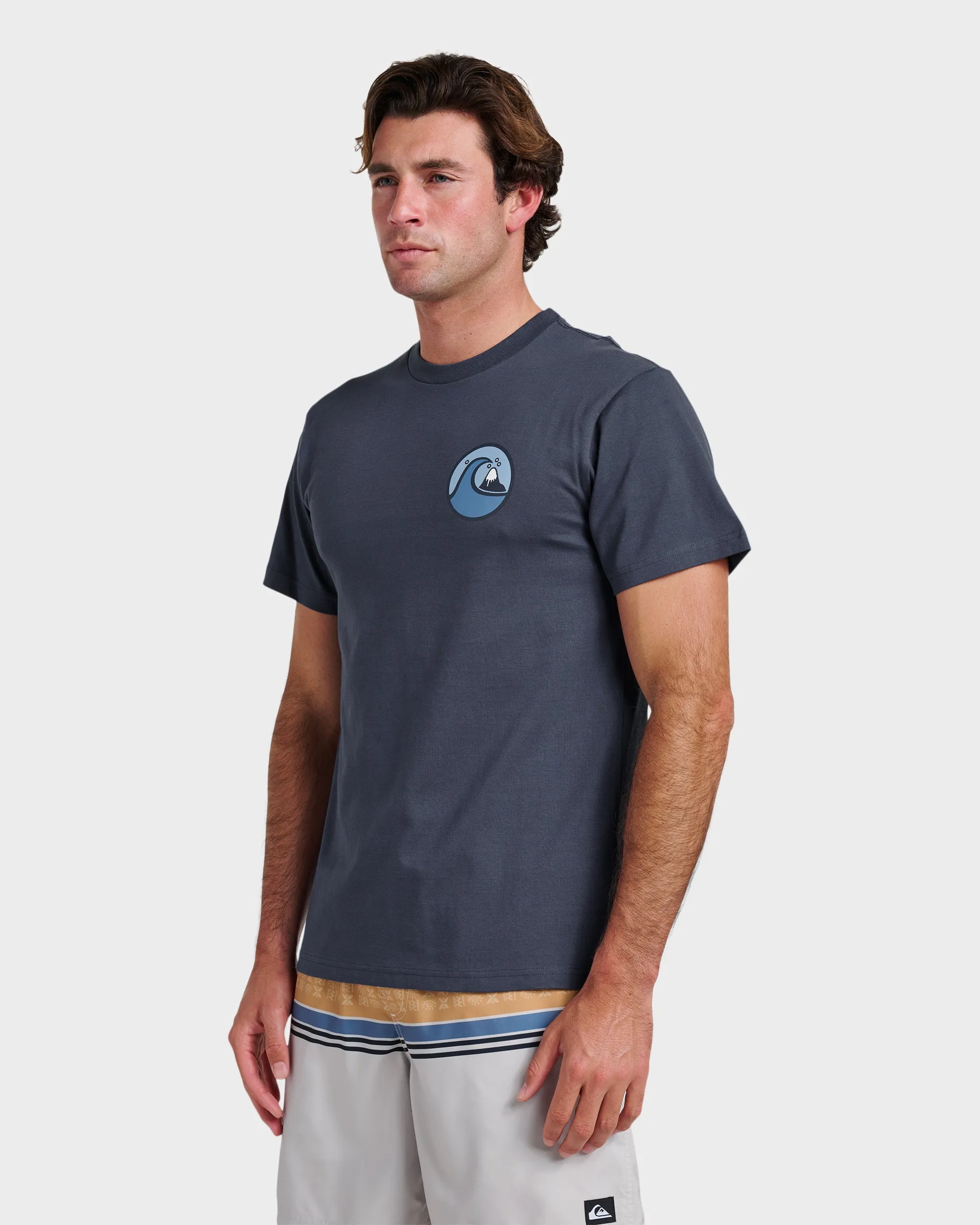 Jungle Wave Classic T-shirt - Navy sold by Quiksilver product image thumbnail 3