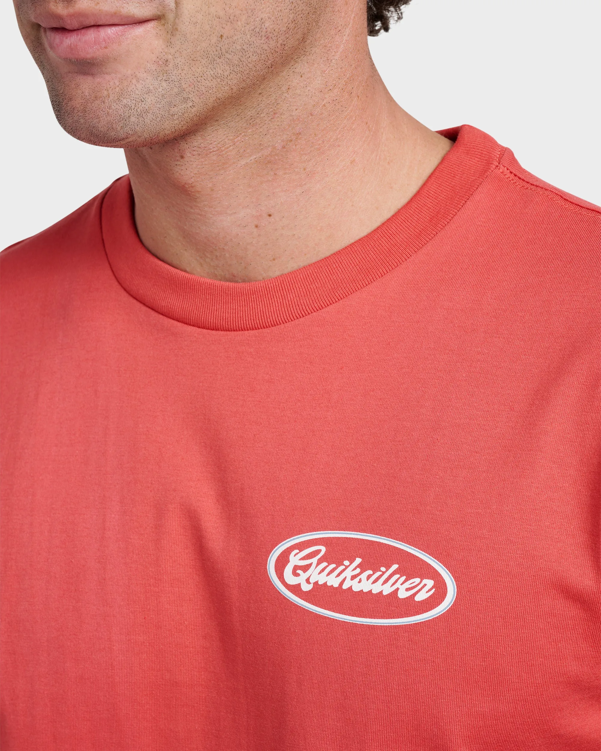 Mechanics Script Classic T-shirt - Mineral Red sold by Quiksilver product image thumbnail 4