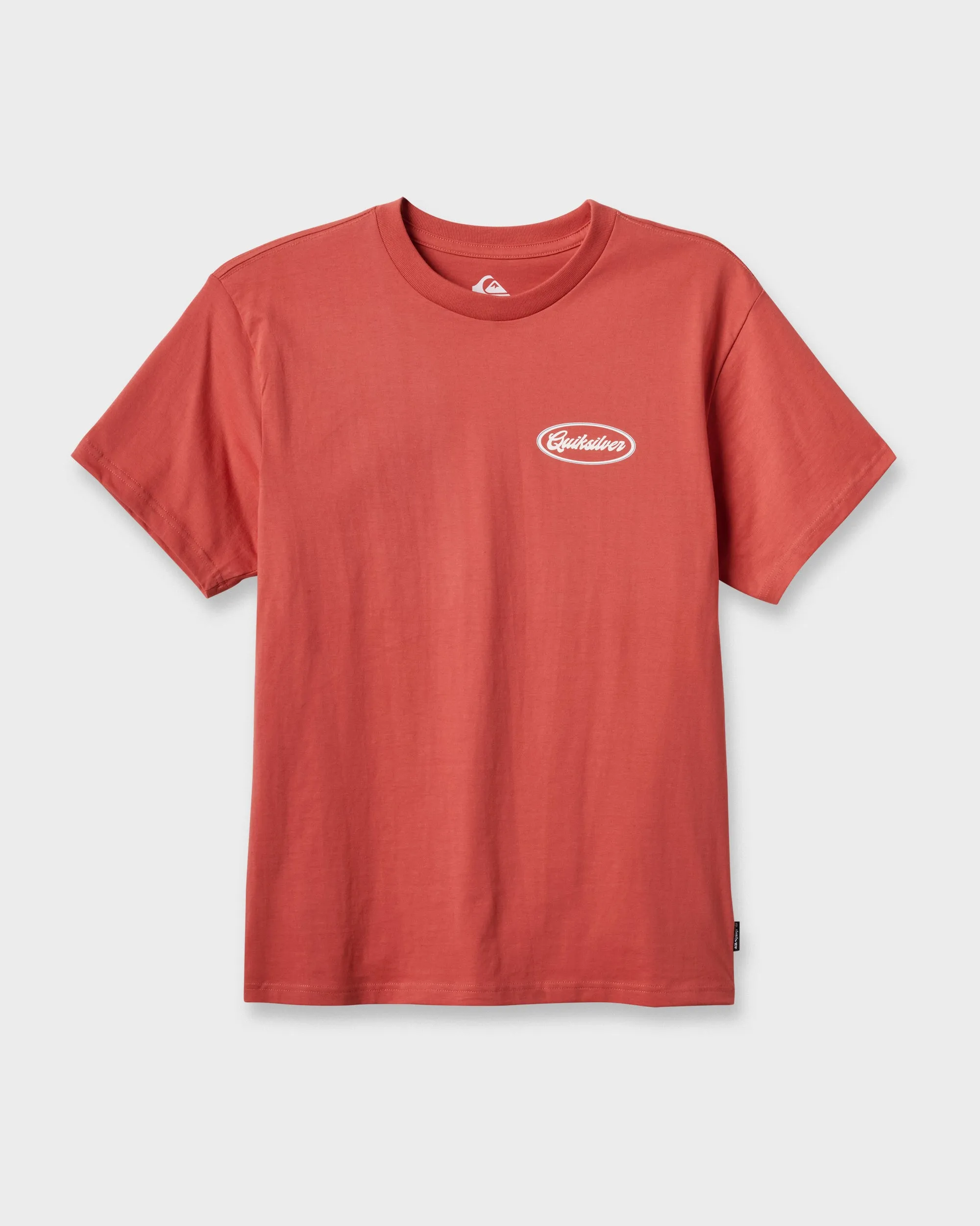 Mechanics Script Classic T-shirt - Mineral Red sold by Quiksilver product image thumbnail 5