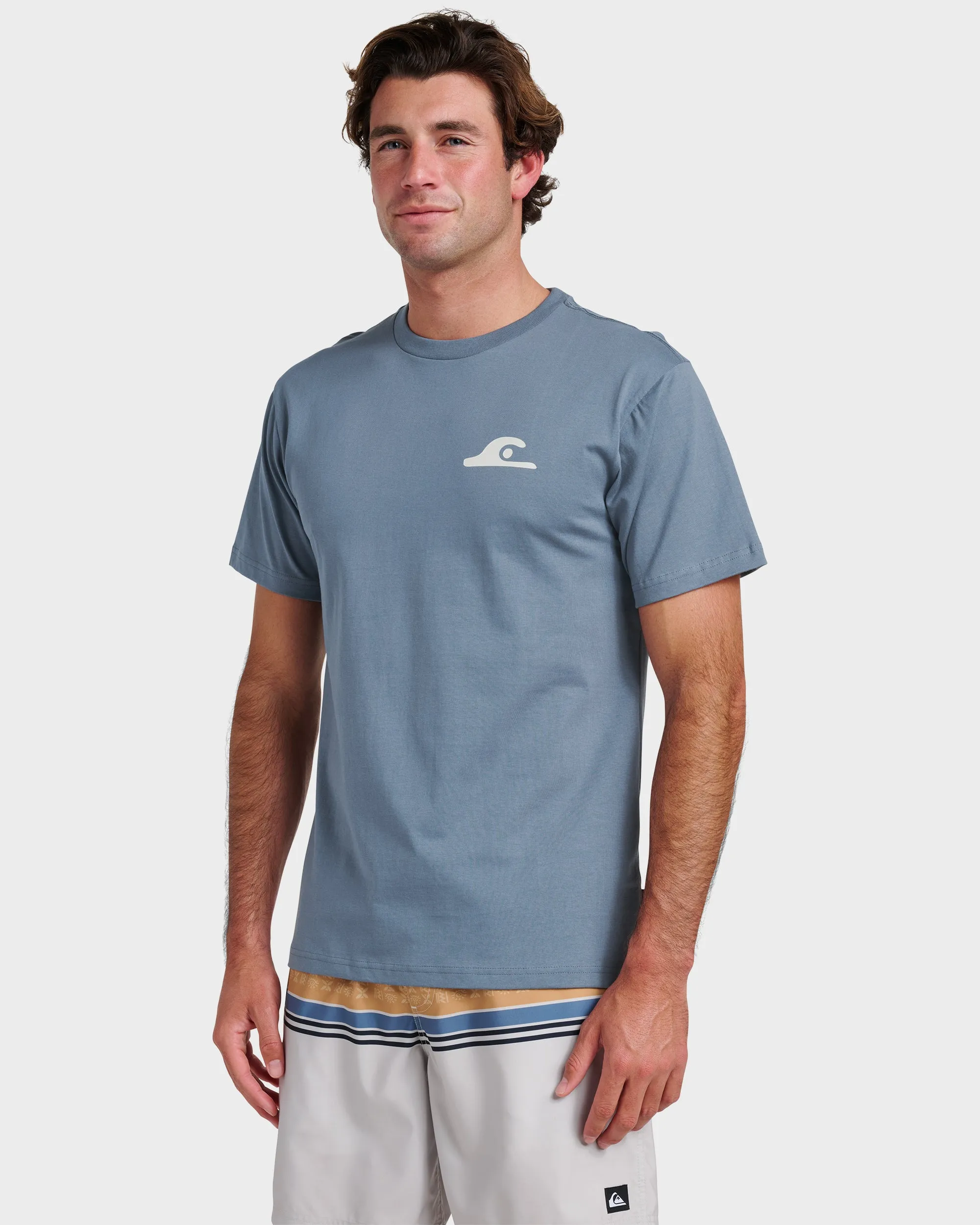 Primitive Scripture Classic T-shirt - China Blue sold by Quiksilver product image thumbnail 3