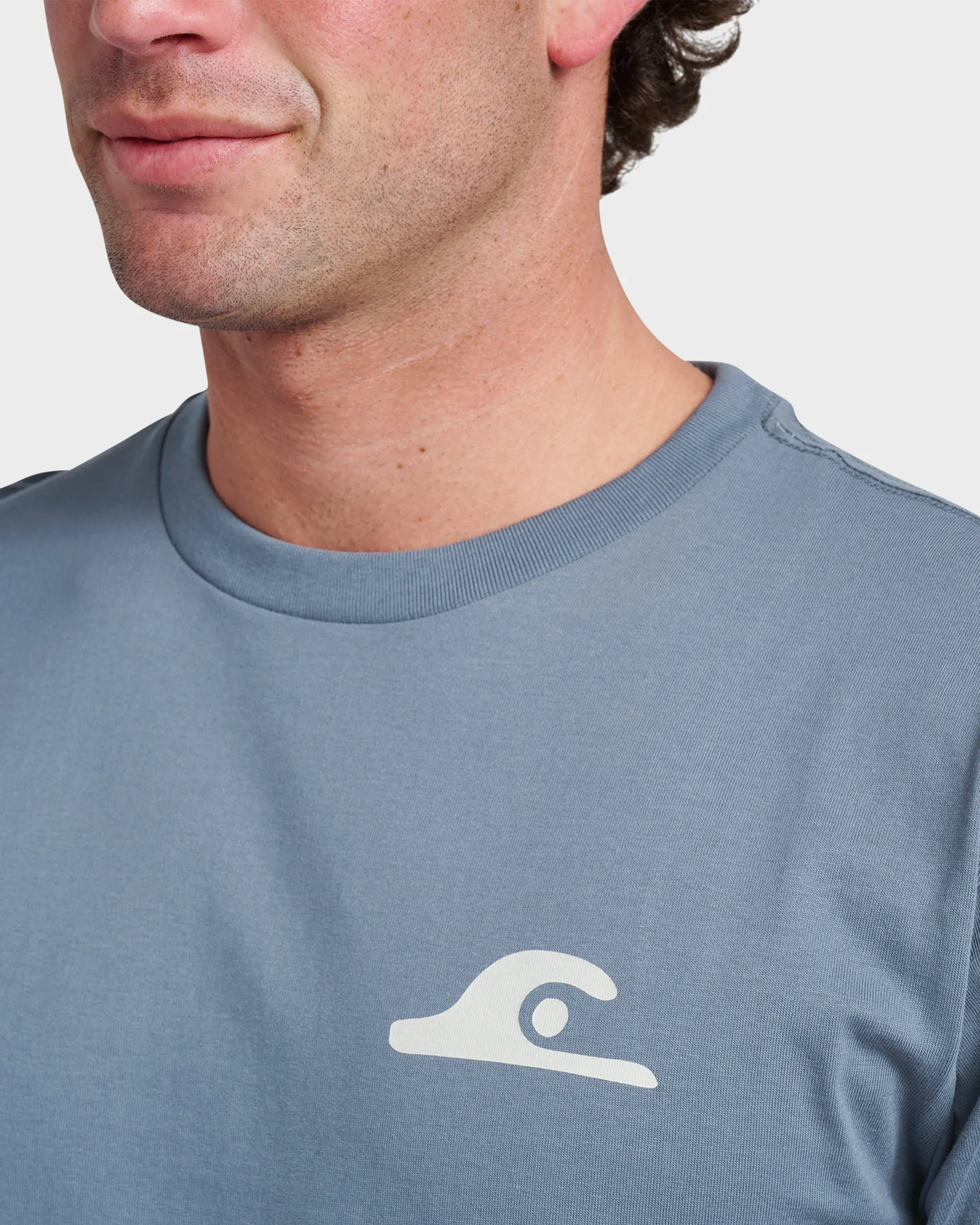 Primitive Scripture Classic T-shirt - China Blue sold by Quiksilver product image thumbnail 4