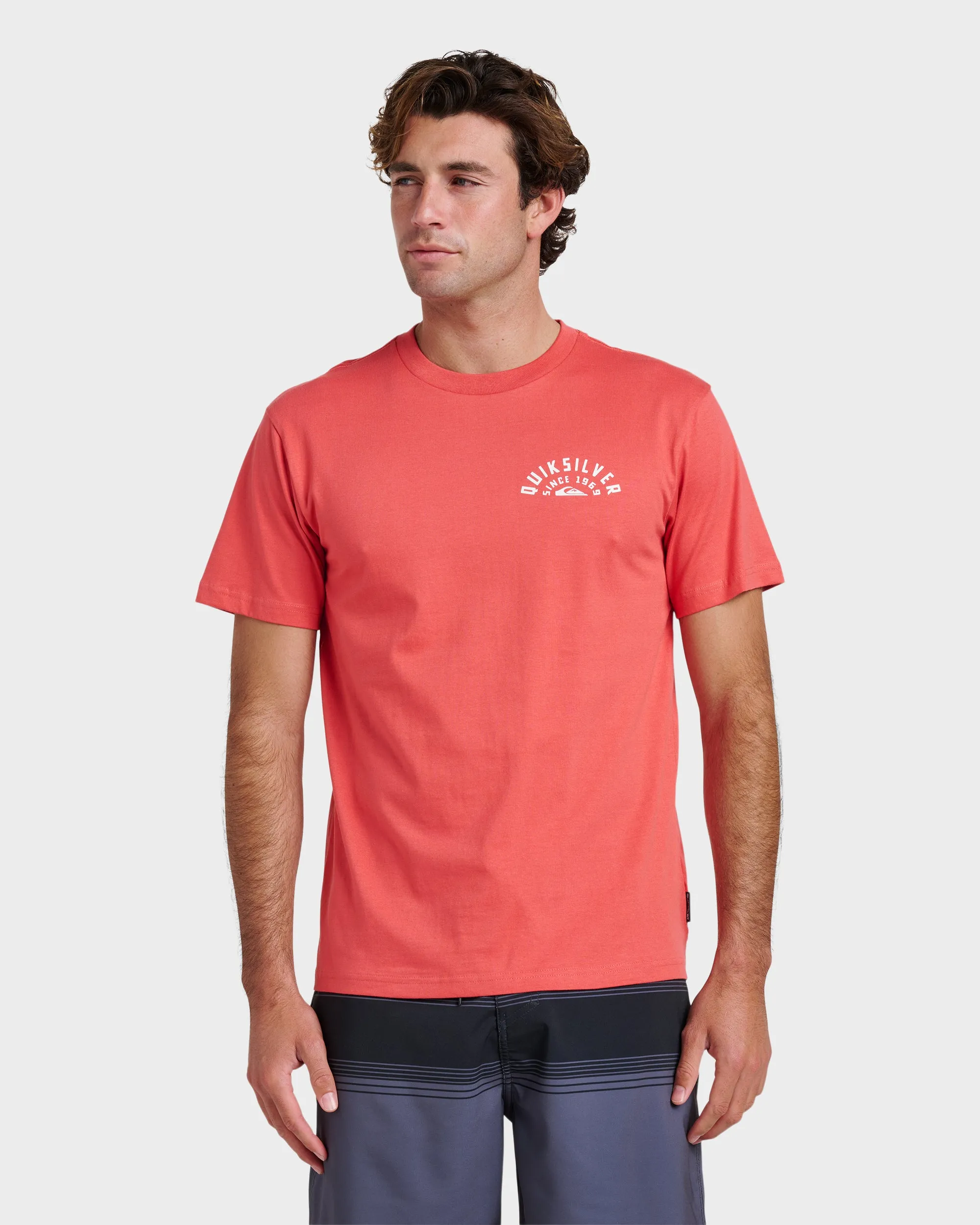 Sunrise Arch Classic T-shirt - Mineral Red sold by Quiksilver