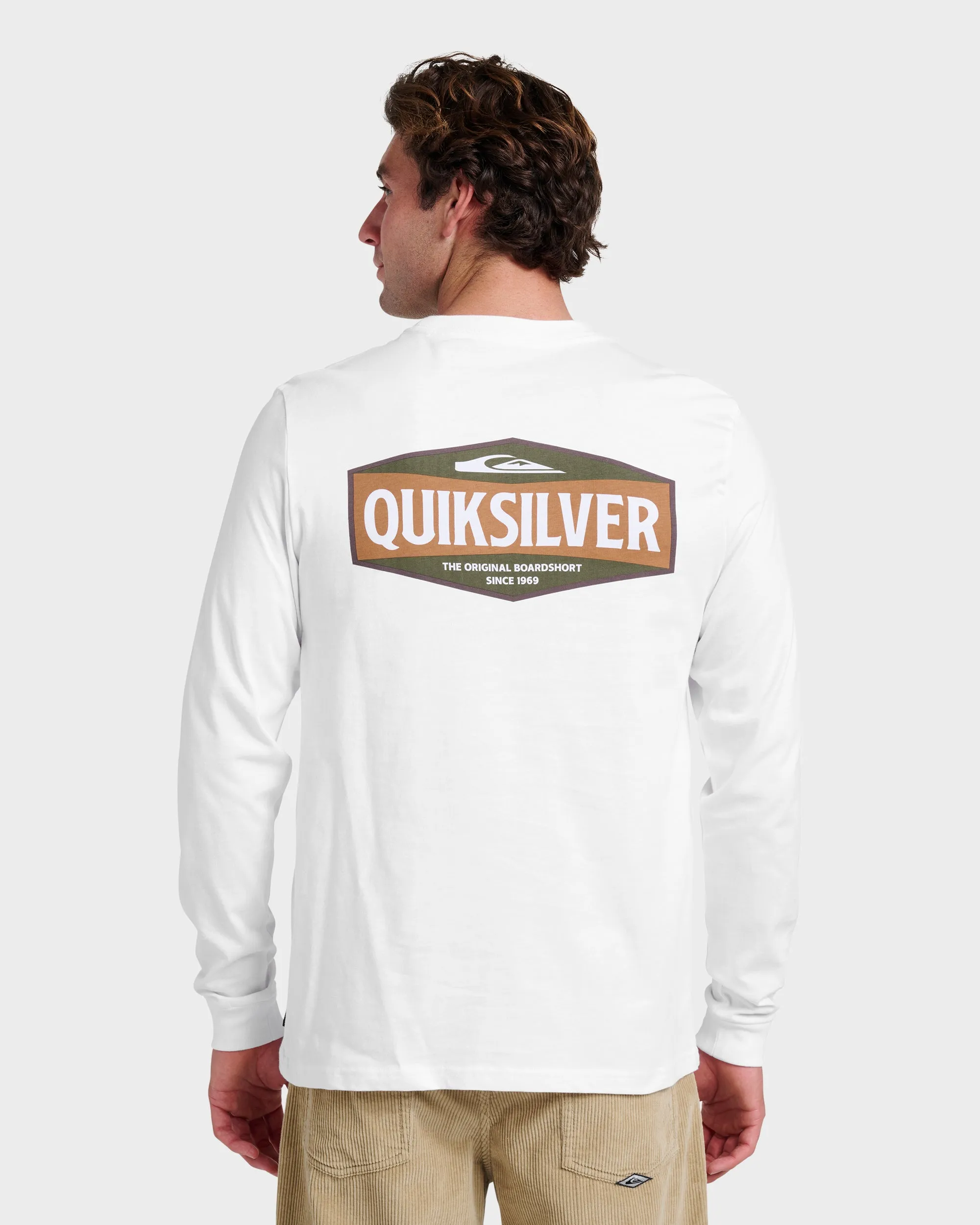 Three Piece Long Sleeve T-shirt - White sold by Quiksilver product image thumbnail 2