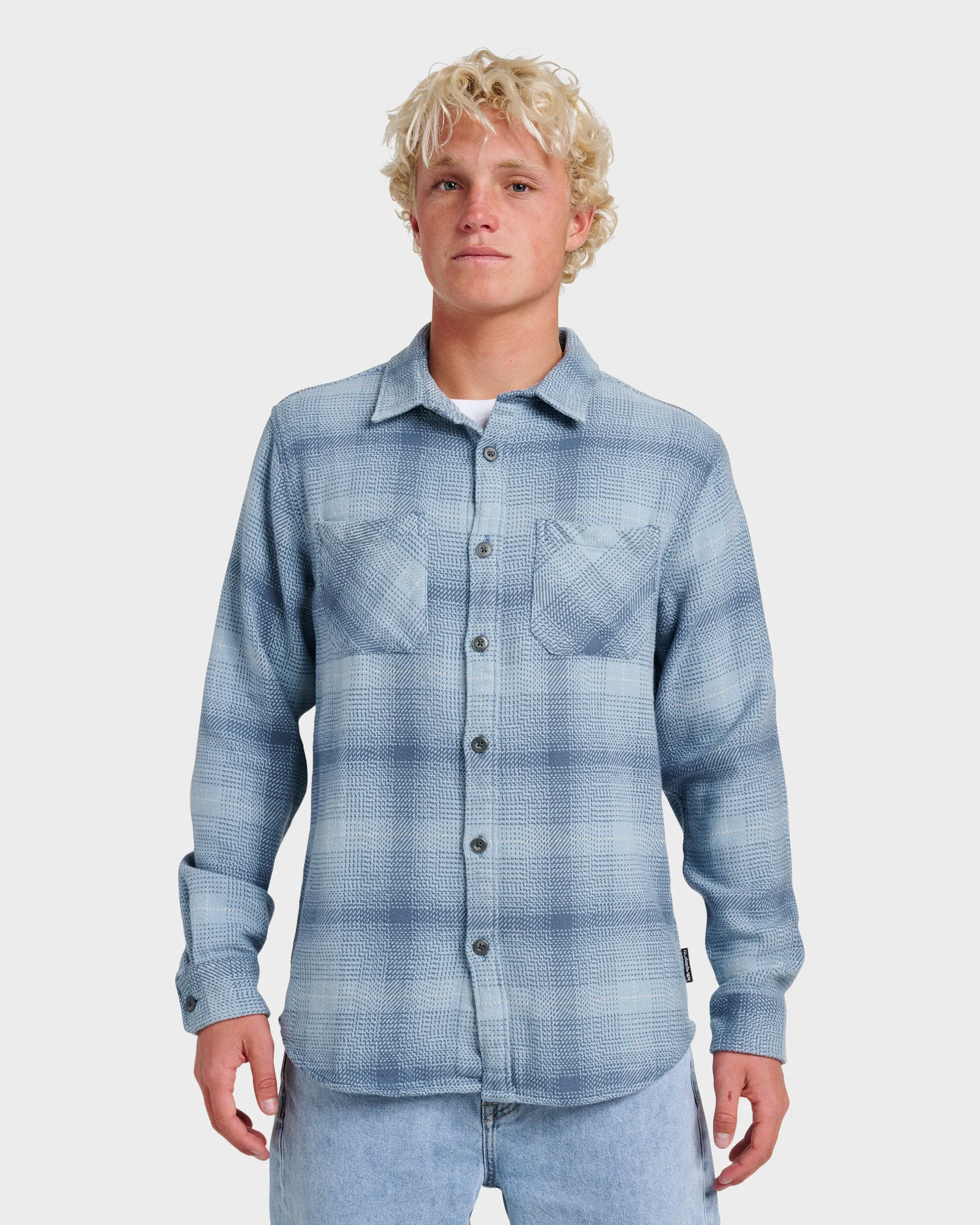 Dna Flannel Shirt - China Blue sold by Quiksilver