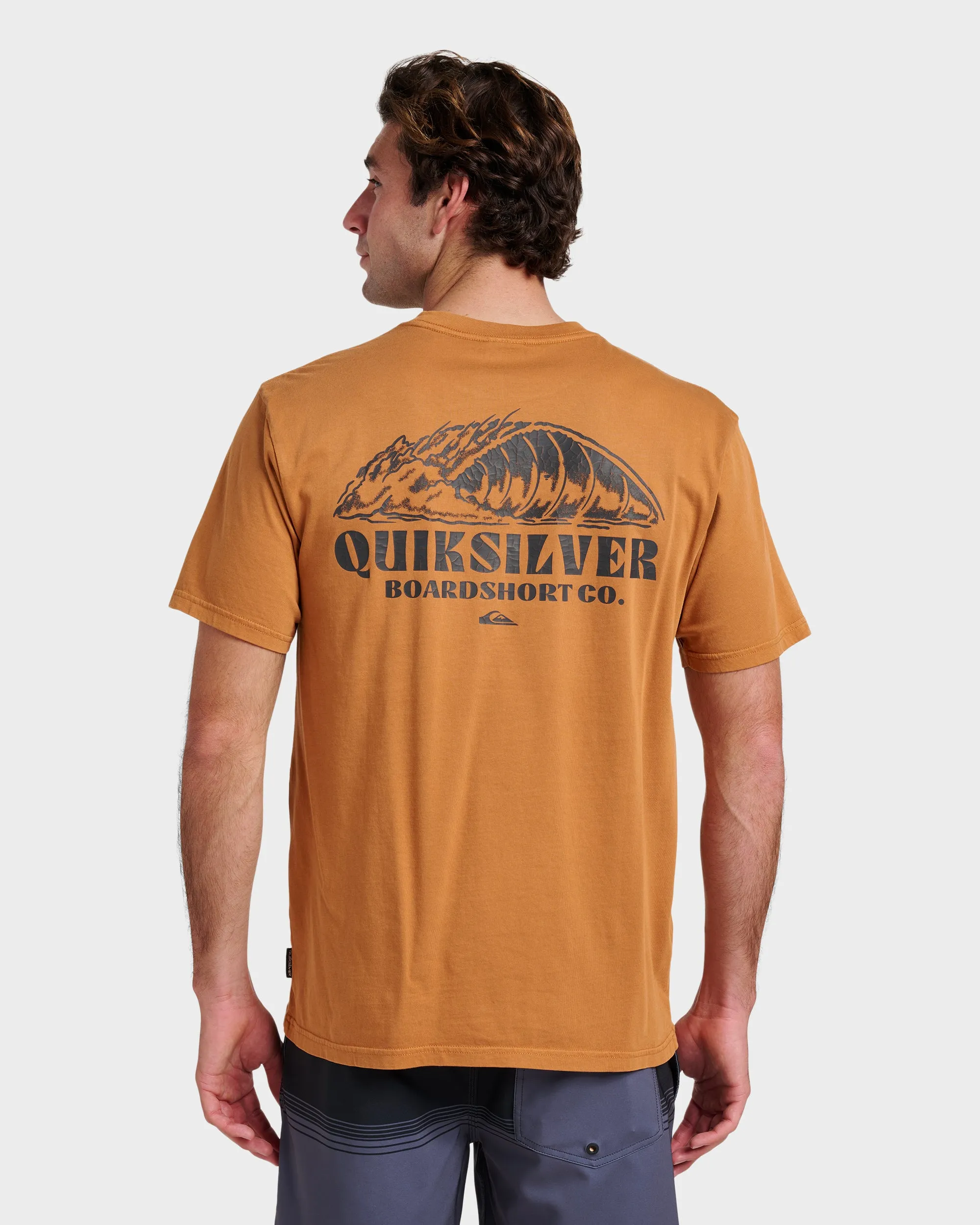 Going Leftpigment Dye T-Shirt - Almond sold by Quiksilver product image thumbnail 2