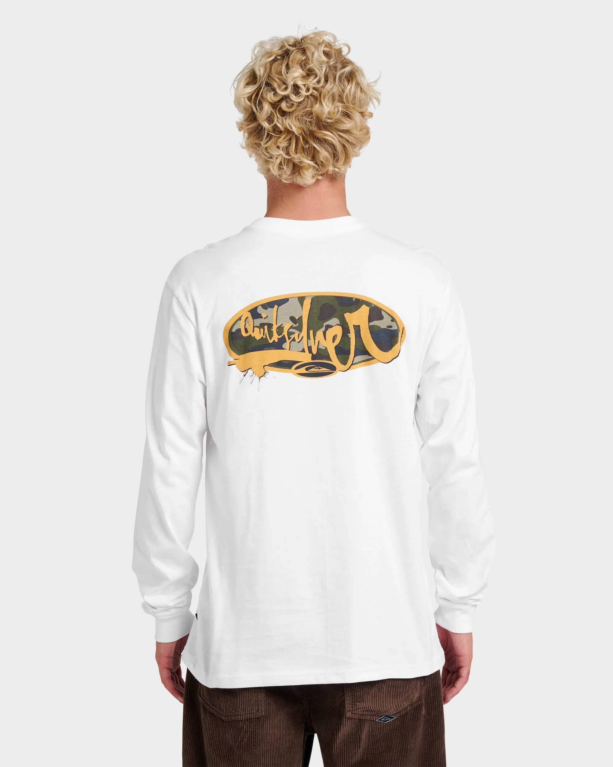 Impaired Camo Long Sleeve T-shirt - White sold by Quiksilver product image thumbnail 2