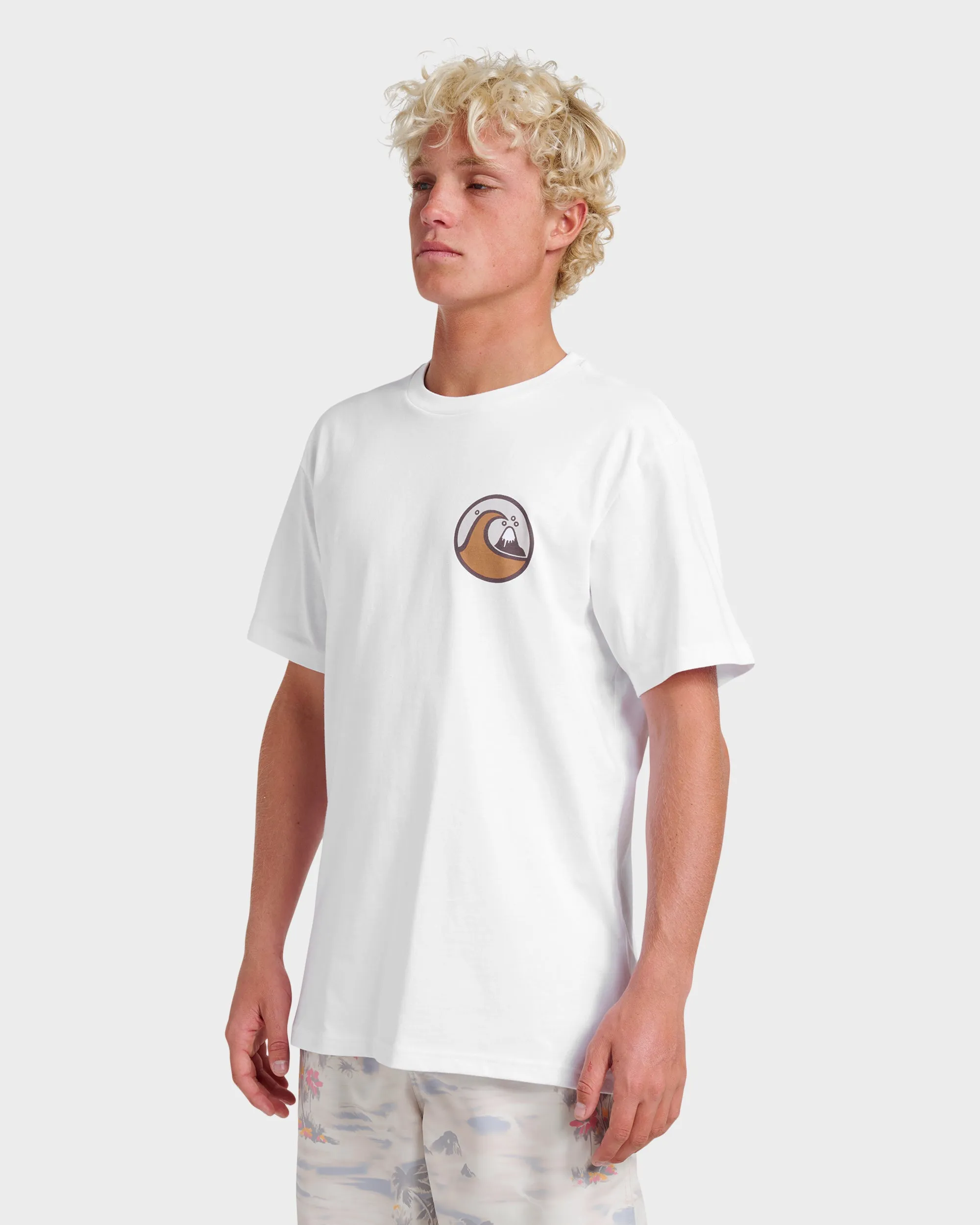 Jungle Wave Classic T-shirt - White sold by Quiksilver product image thumbnail 3