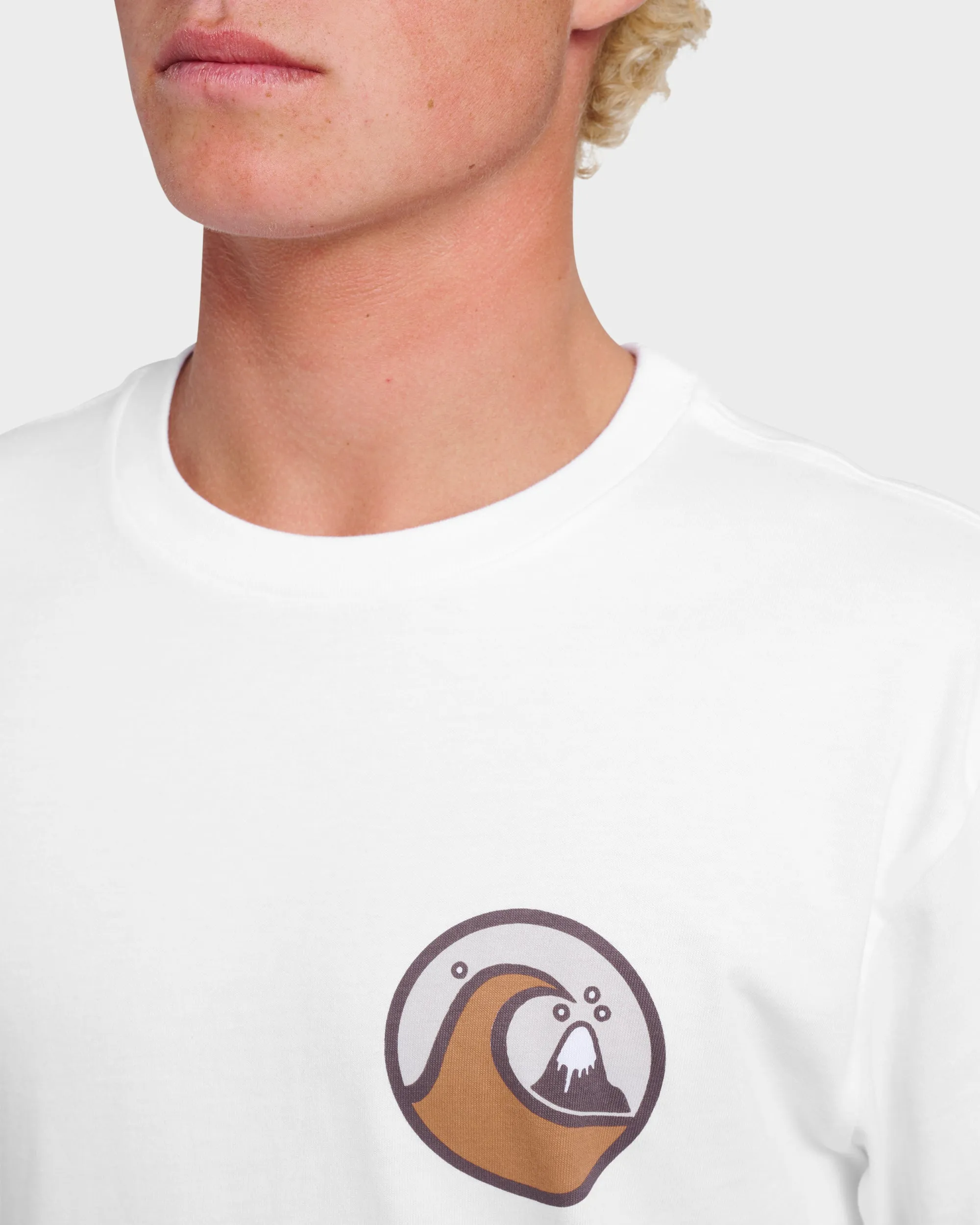 Jungle Wave Classic T-shirt - White sold by Quiksilver product image thumbnail 4