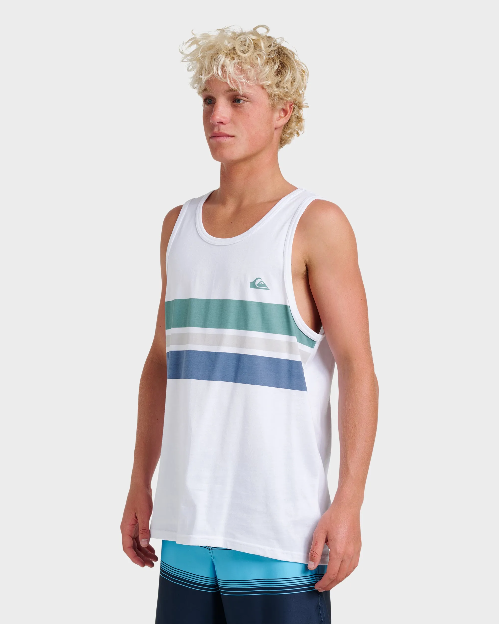 Og Stripe Tank - White sold by Quiksilver product image thumbnail 3