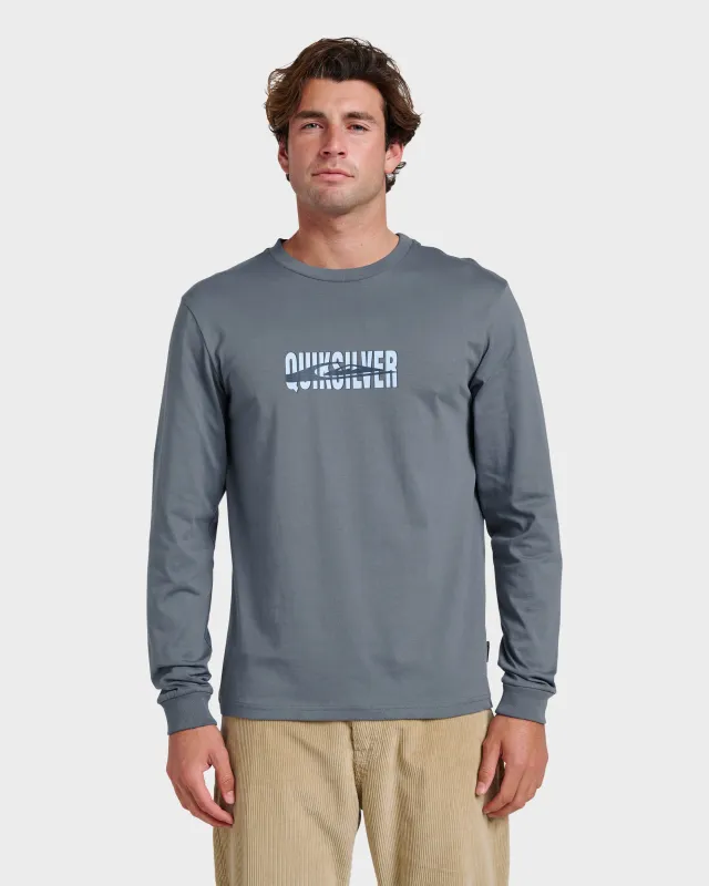 Quik Stack Long Sleeve T-shirt - China Blue sold by Quiksilver