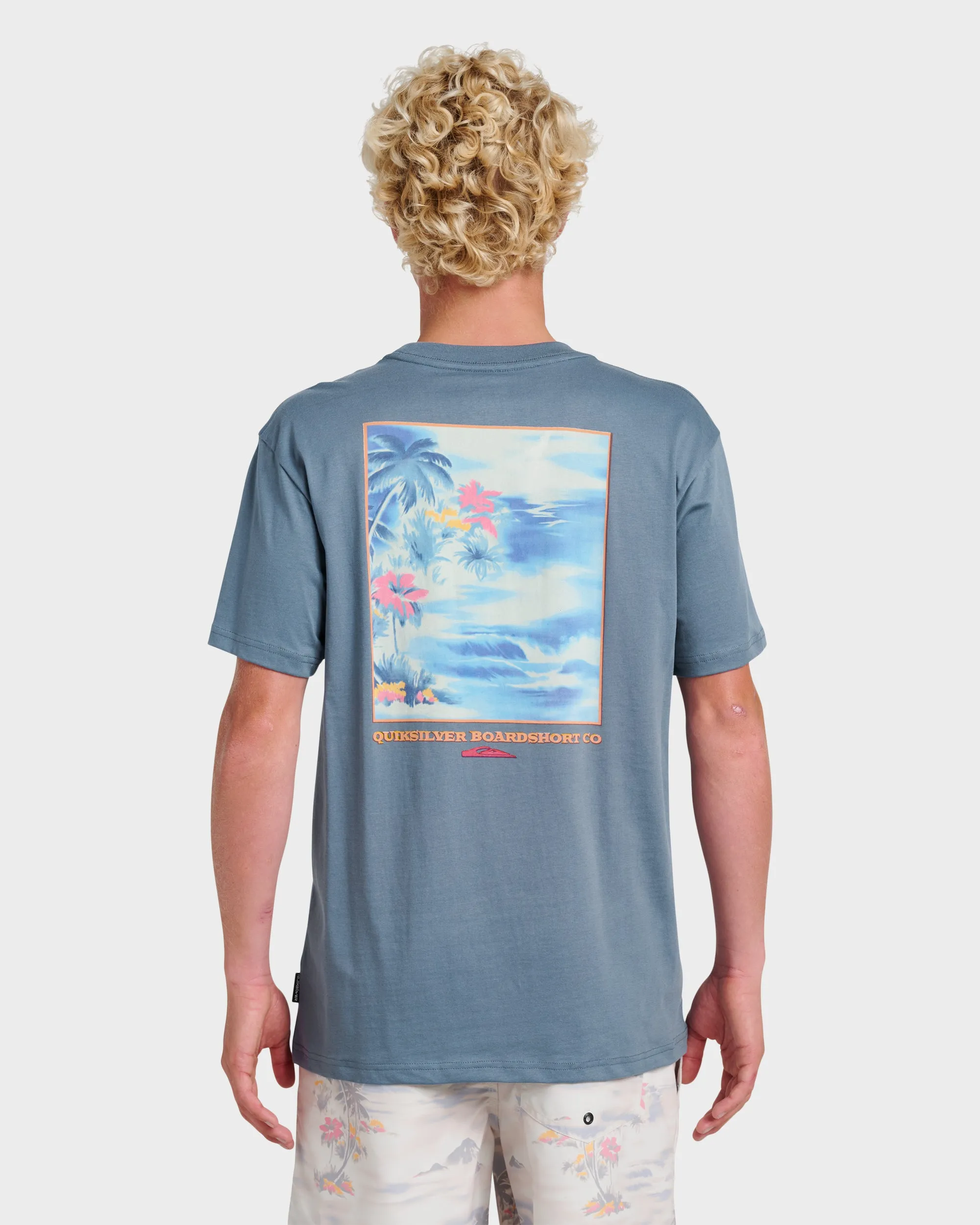 Tropical Surf Classic T-shirt - China Blue sold by Quiksilver product image thumbnail 2
