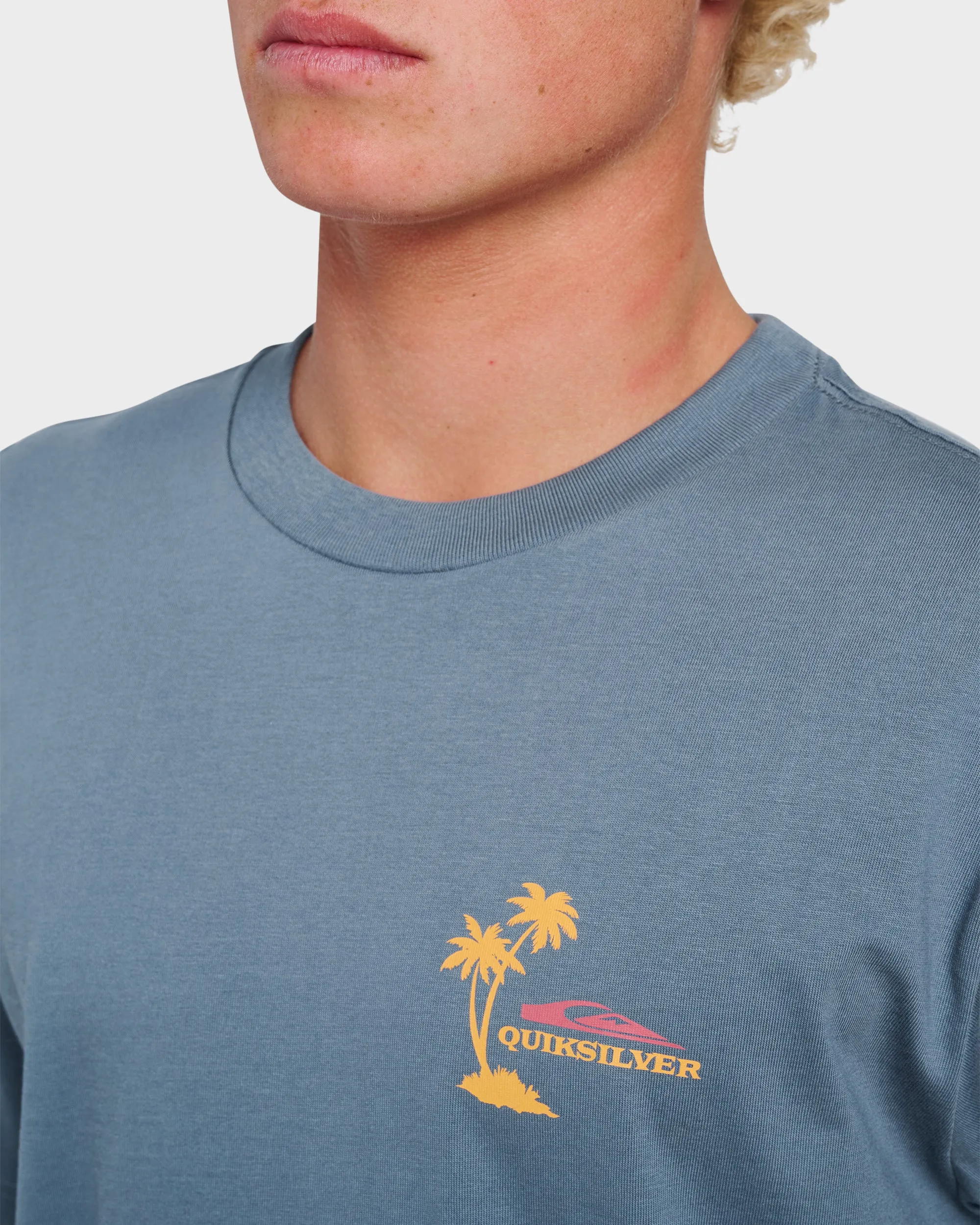 Tropical Surf Classic T-shirt - China Blue sold by Quiksilver product image thumbnail 4