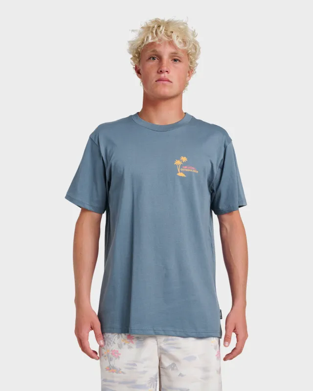 Tropical Surf Classic T-shirt - China Blue sold by Quiksilver