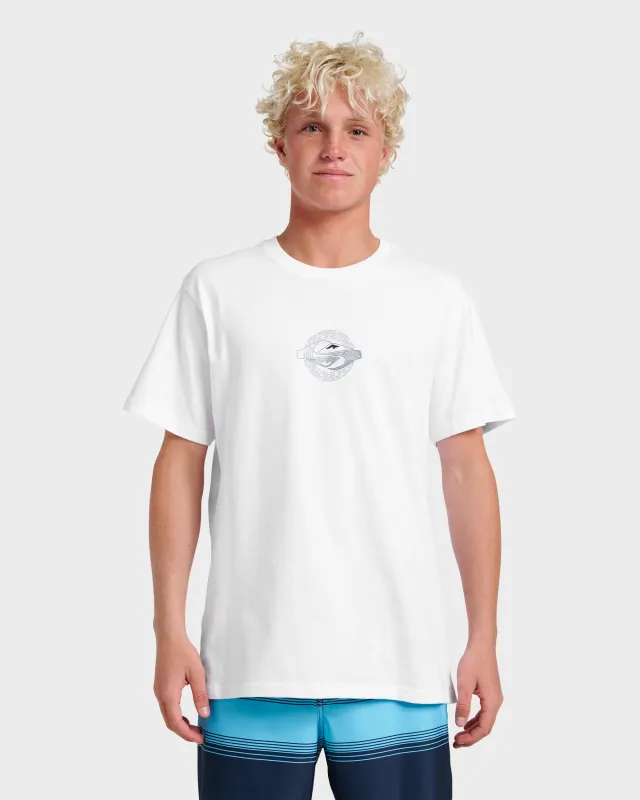 Yin Vortex Classic T-shirt - White made by Quiksilver