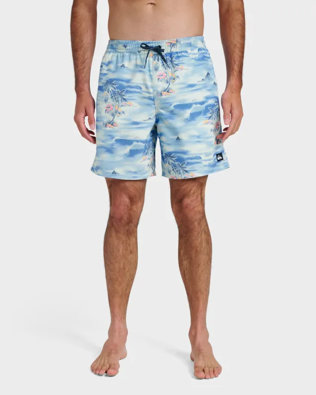 Everyday Tropical Surf 17" Swim Trunks - Total Eclipse sold by Quiksilver