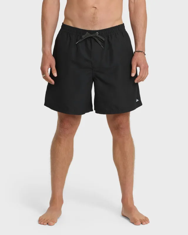 Everyday Solid 17" Swim Trunks - Black sold by Quiksilver
