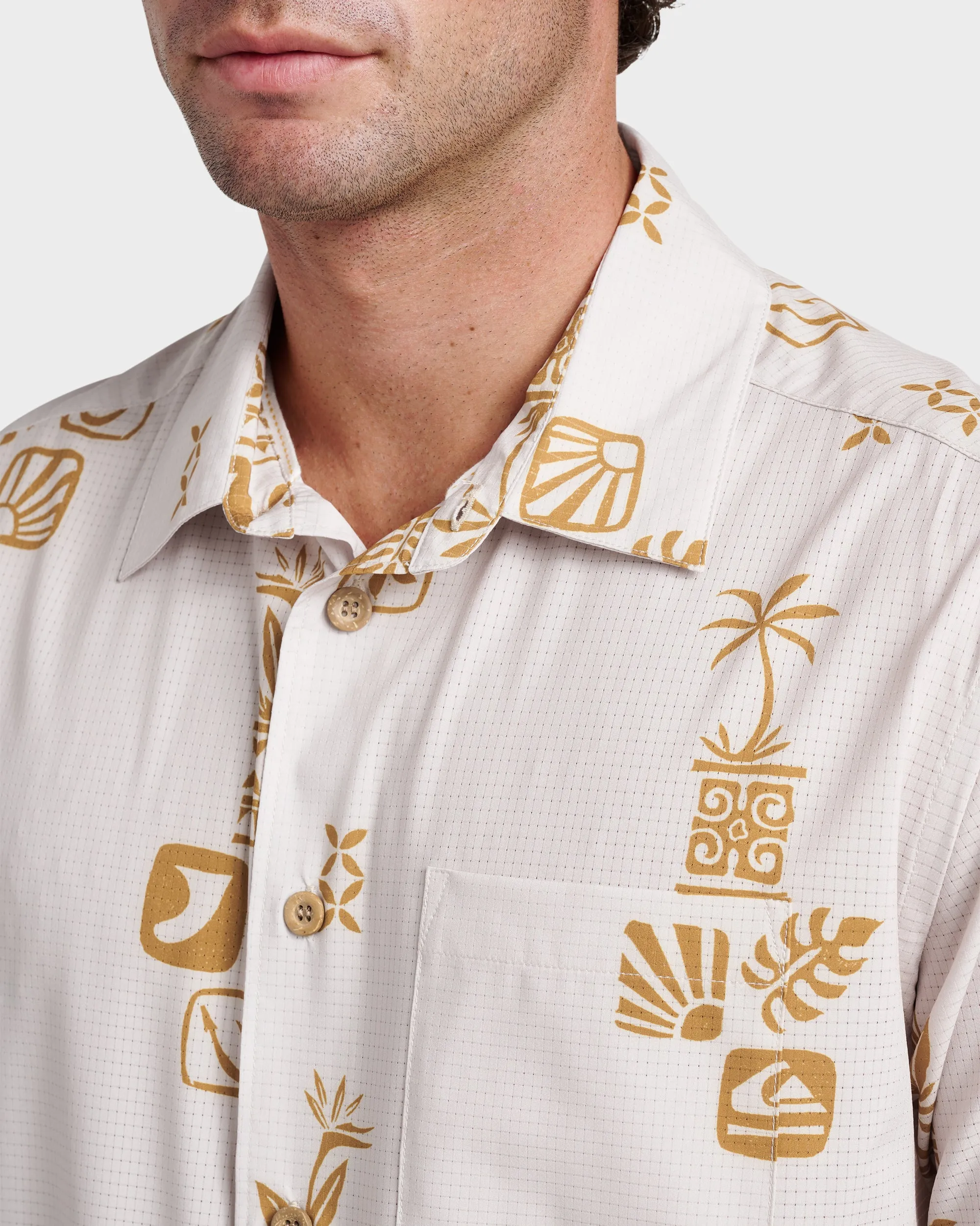 Waterman Mystic Fin Shirt - Moonbeam sold by Quiksilver product image thumbnail 4
