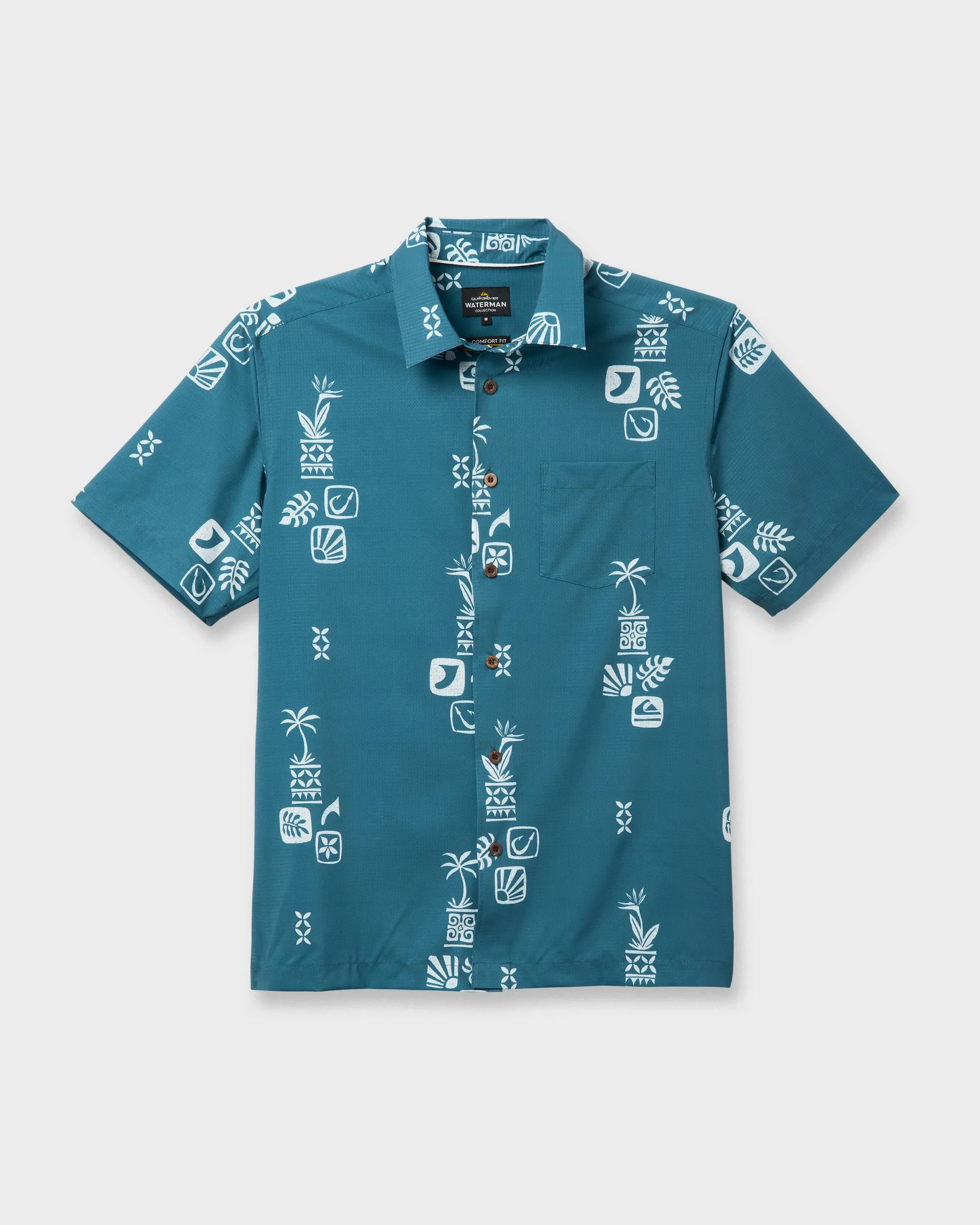 Waterman Mystic Fin Shirt - Real Teal sold by Quiksilver product image thumbnail 5