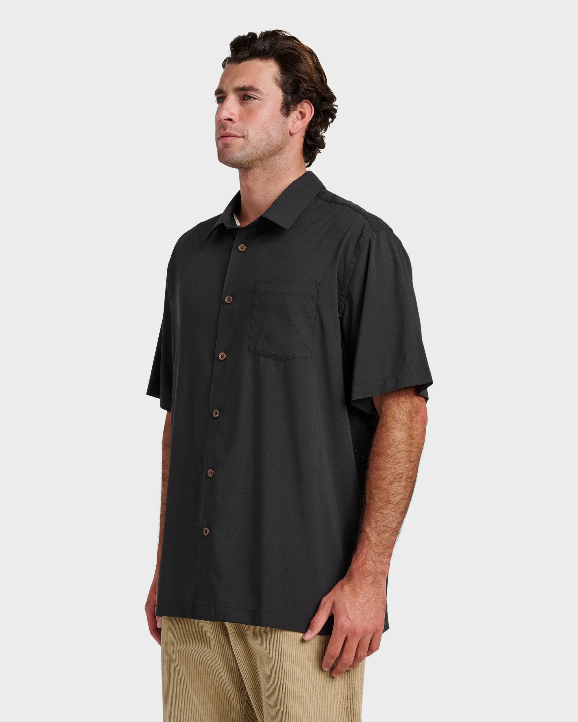 Waterman Chaser Shirt - Phantom sold by Quiksilver product image thumbnail 3