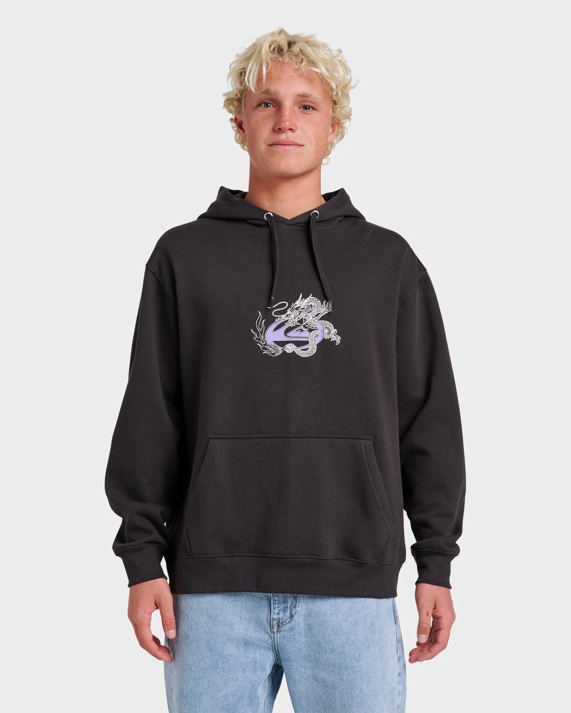 Graphic Hoodie - Phantom sold by Quiksilver