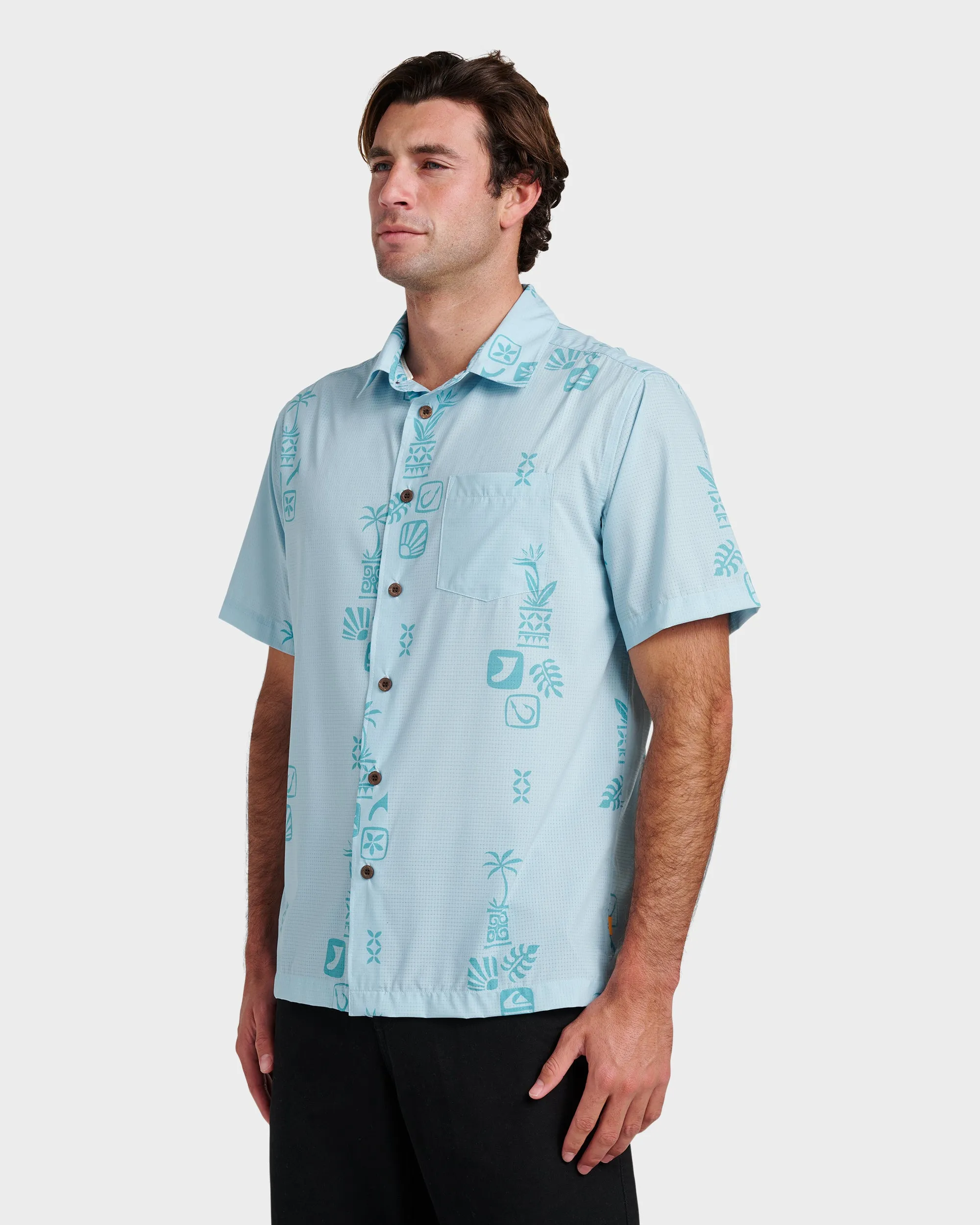 Waterman Mystic Fin Shirt - Sterling Blue sold by Quiksilver product image thumbnail 3