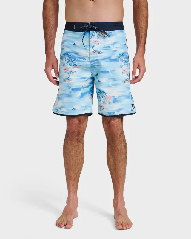 Surfsilk Tropical Surf 19" Boardshorts - Total Eclipse sold by Quiksilver