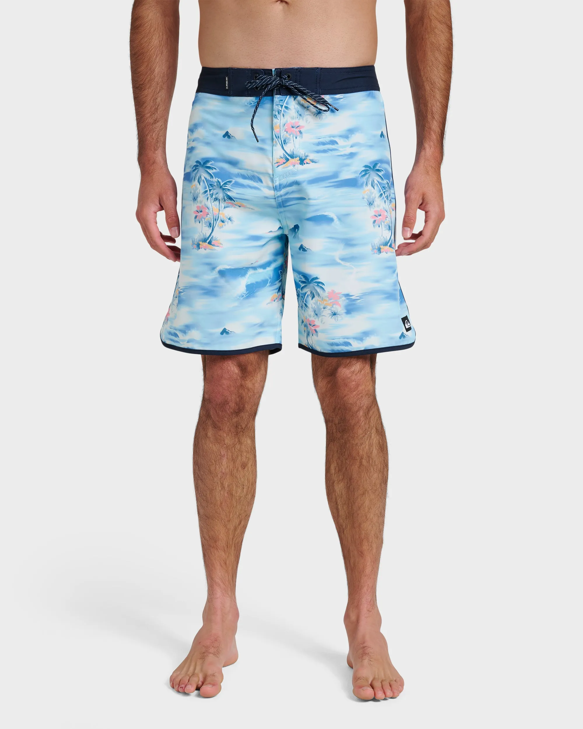Surfsilk Tropical Surf 19" Boardshorts - Total Eclipse sold by Quiksilver