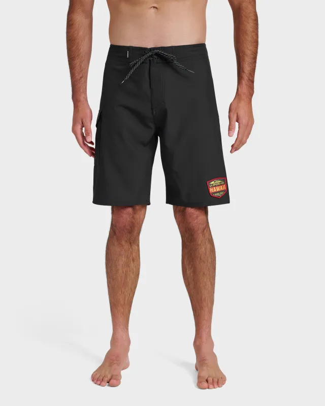 Hi Sidewind 20" Boardshorts - Black sold by Quiksilver