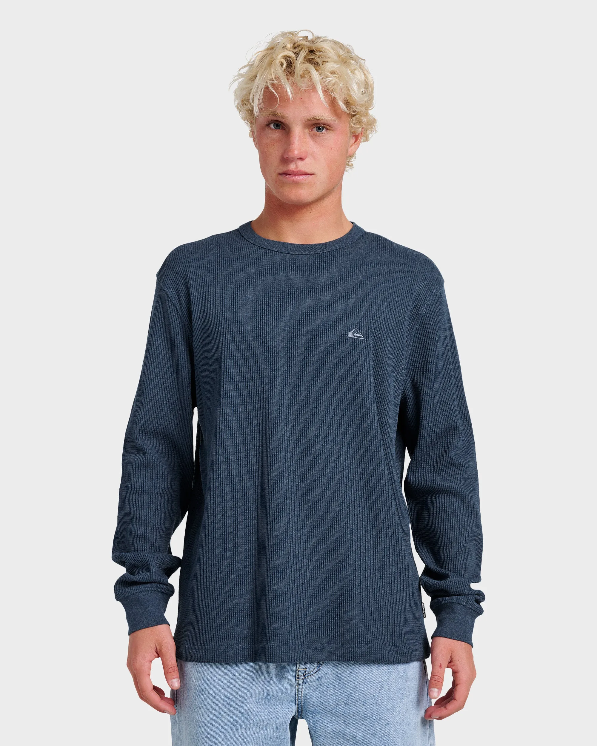 Nelson Long Sleeve Thermal Top - Sargasso Sea sold by Quiksilver