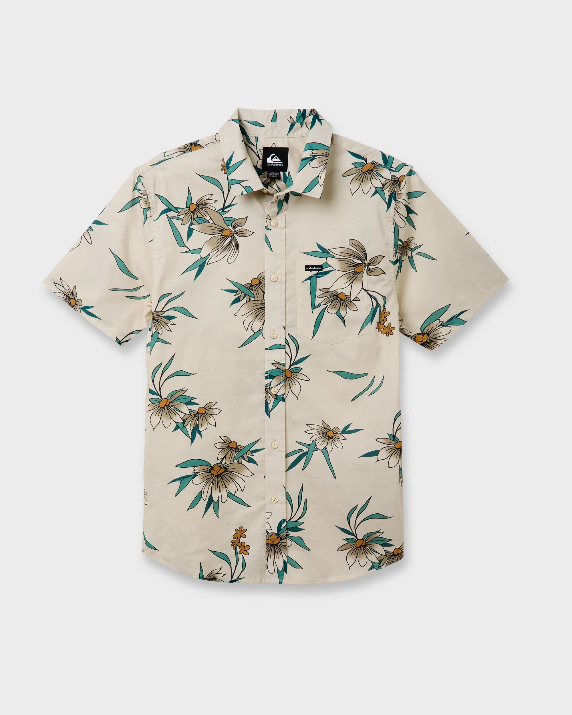 Costal Flora Classic Short Sleeve Shirt - Moonstruck sold by Quiksilver product image thumbnail 5